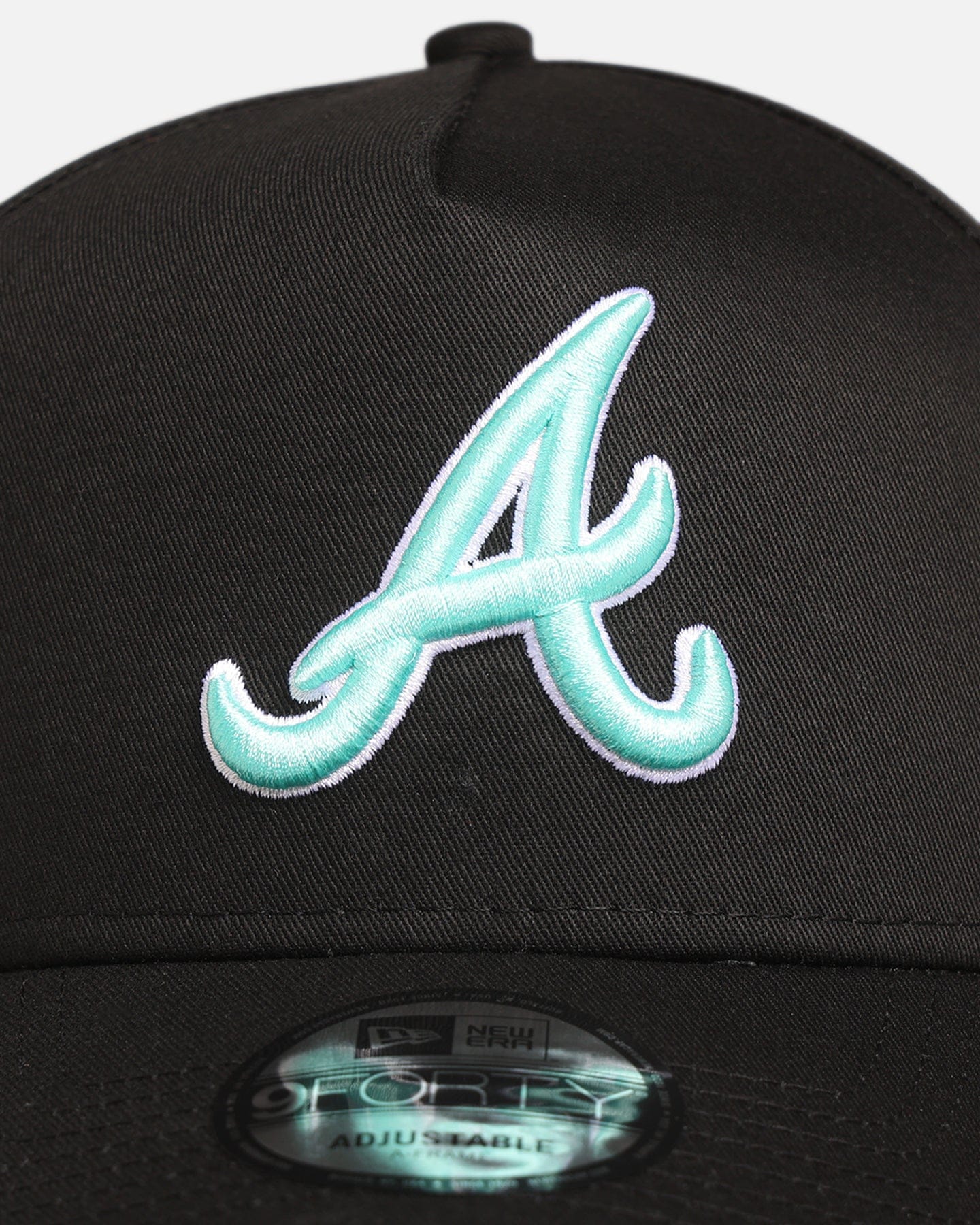 New Era Atlanta Braves Black Aqua 9FORTY A - Frame Snapback Black/Aqua