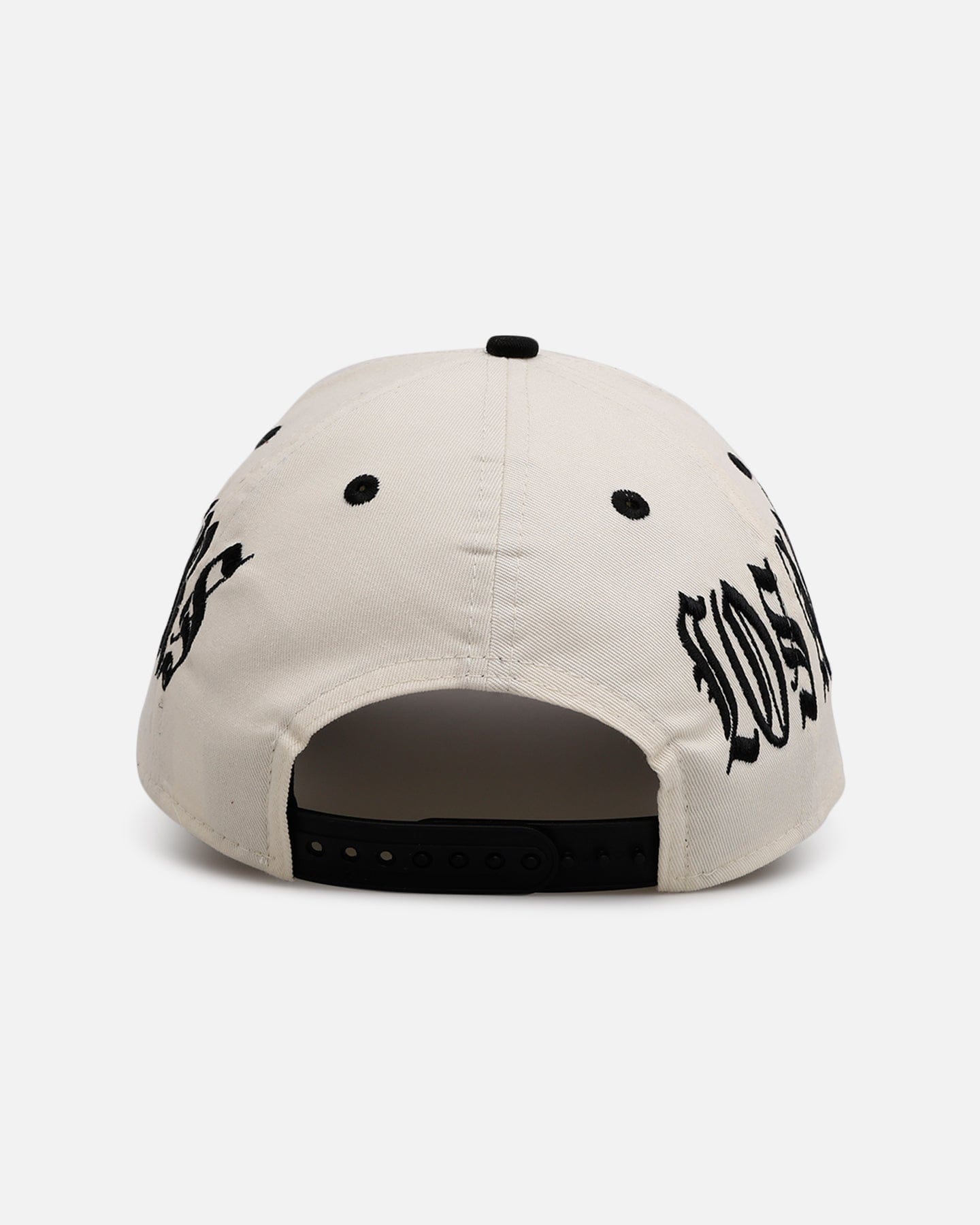 New Era Los Angeles Dodgers Gothic Script Two Tone 9FORTY A - Frame Snapback Chrome/Black