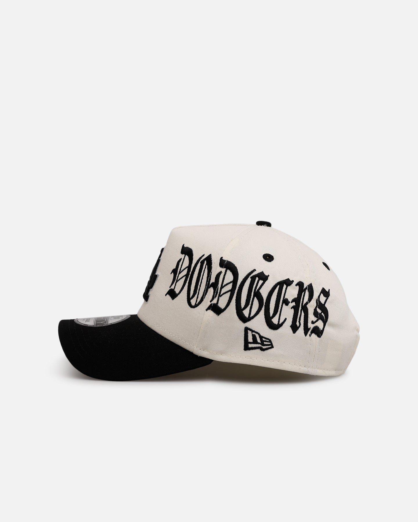 New Era Los Angeles Dodgers Gothic Script Two Tone 9FORTY A - Frame Snapback Chrome/Black