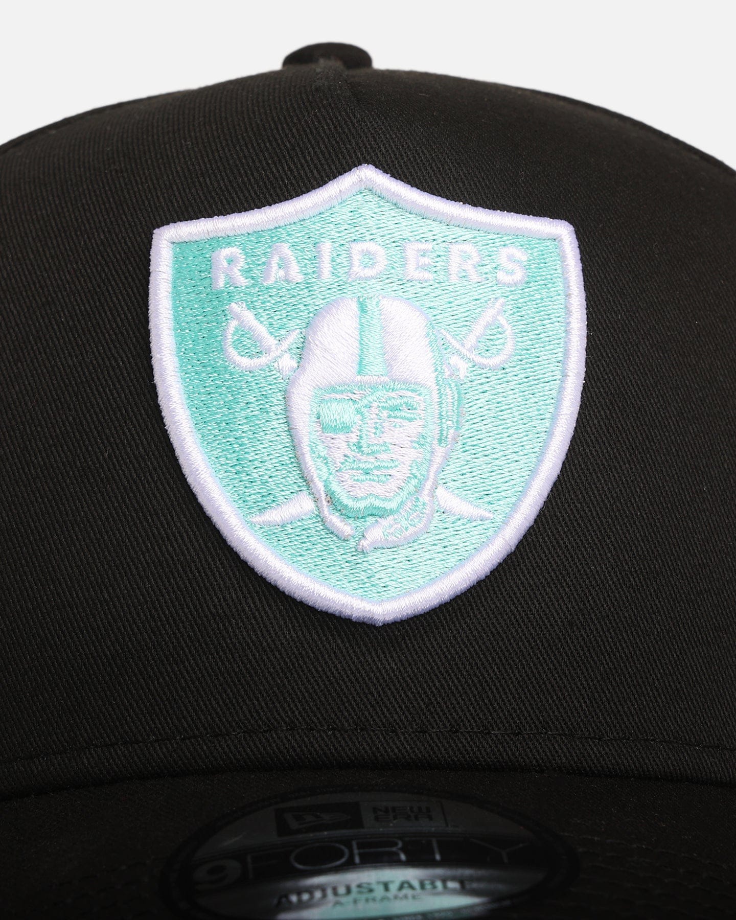 New Era Las Vegas Raiders Black Aqua 9FORTY A - Frame Snapback Black/Aqua