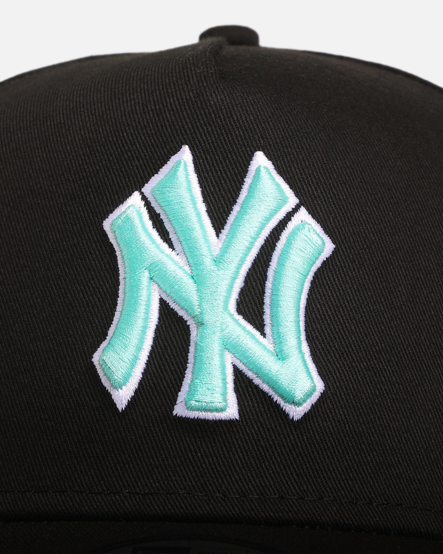 New Era New York Yankees Black Aqua 9FORTY A - Frame Snapback Black/Aqua