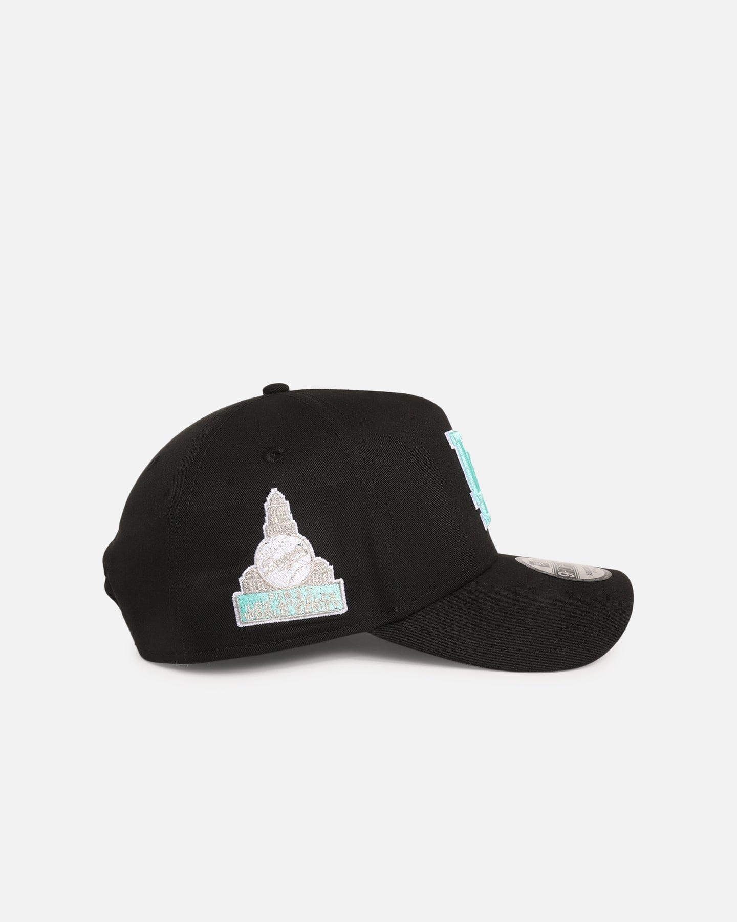 New Era Los Angeles Dodgers Black Aqua 9FORTY A - Frame Snapback Black/Aqua