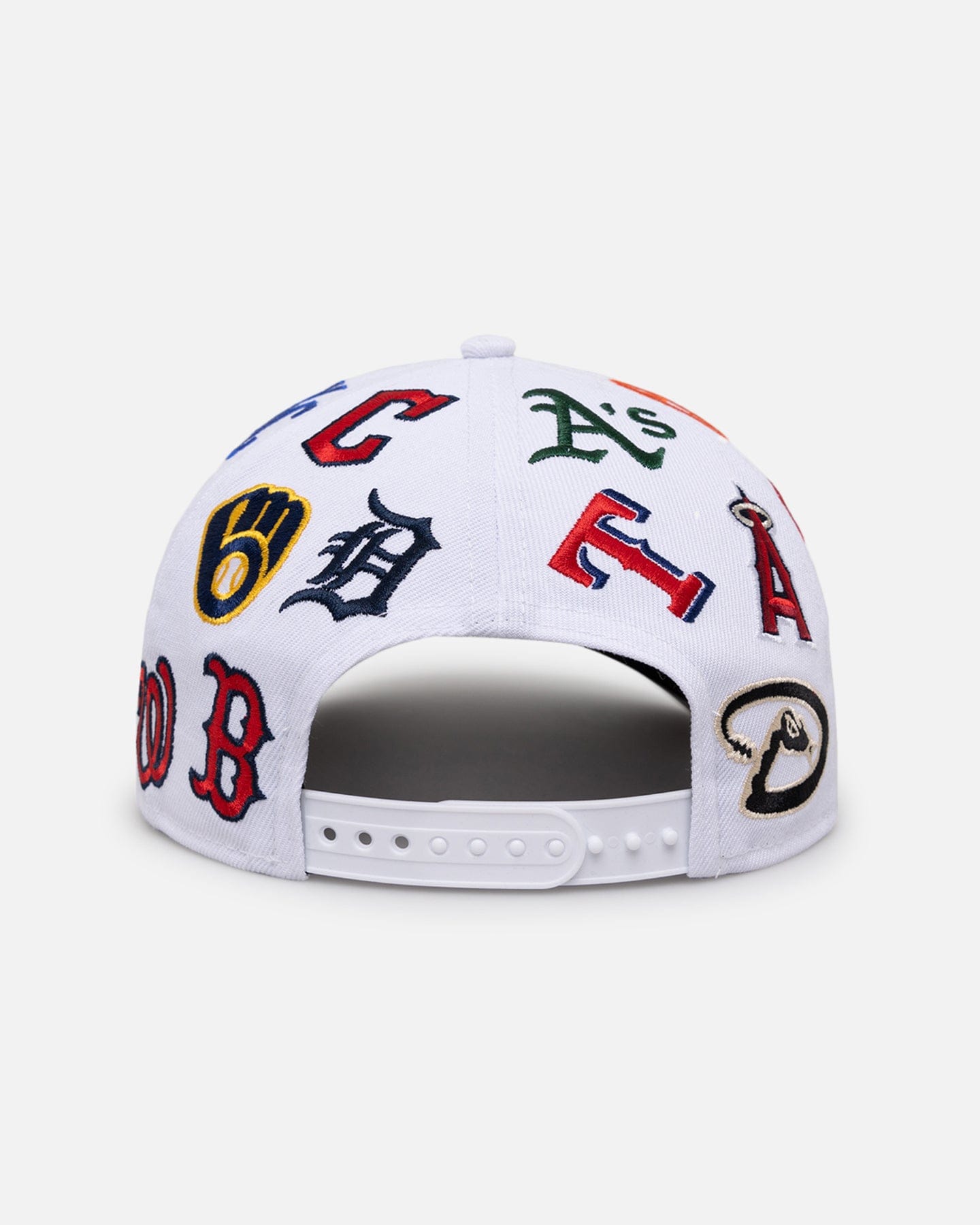 New Era NBA All Over 9FORTY A - Frame Snapback White