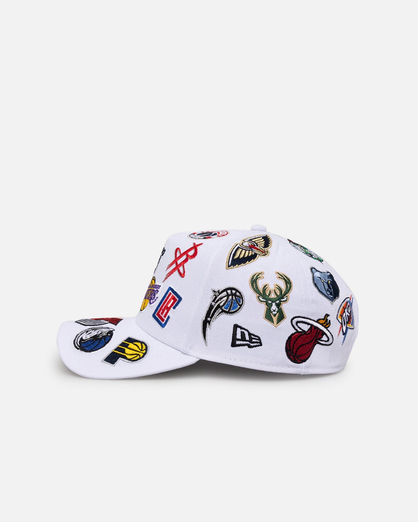 New Era NBA All Over 9FORTY A - Frame Snapback White