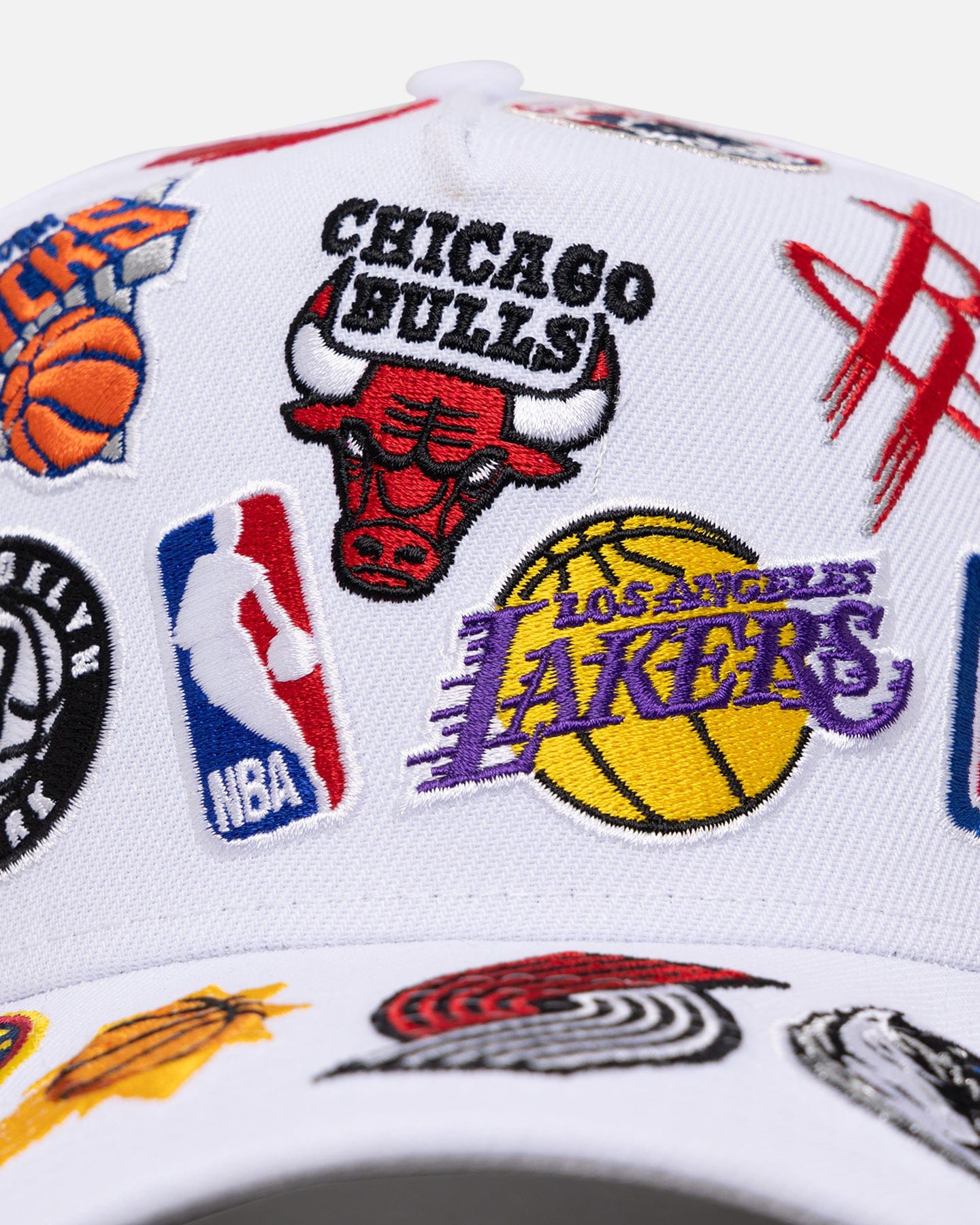 New Era NBA All Over 9FORTY A - Frame Snapback White