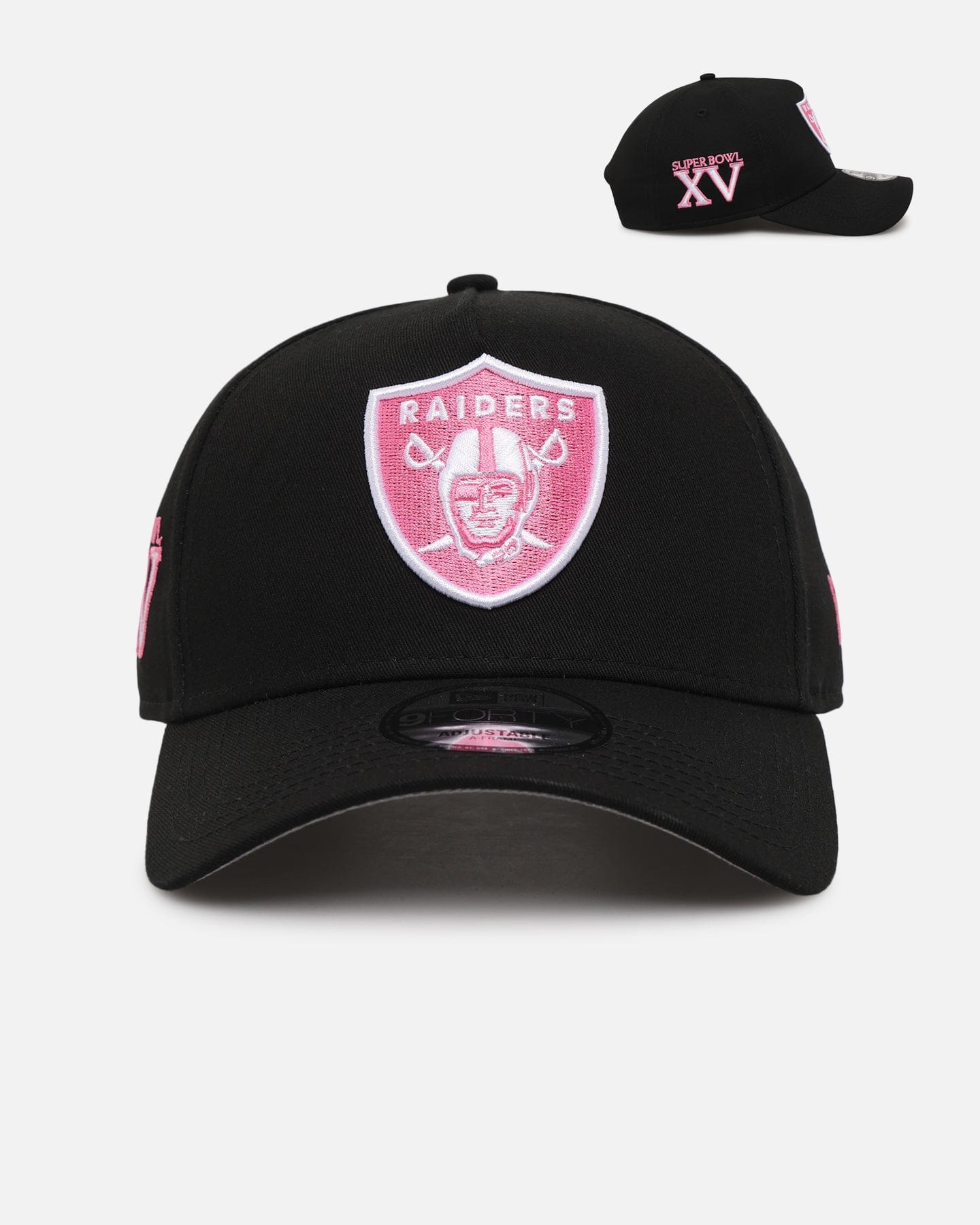 New Era Las Vegas Raiders Black Pink 9FORTY A - Frame Snapback Black/Pink