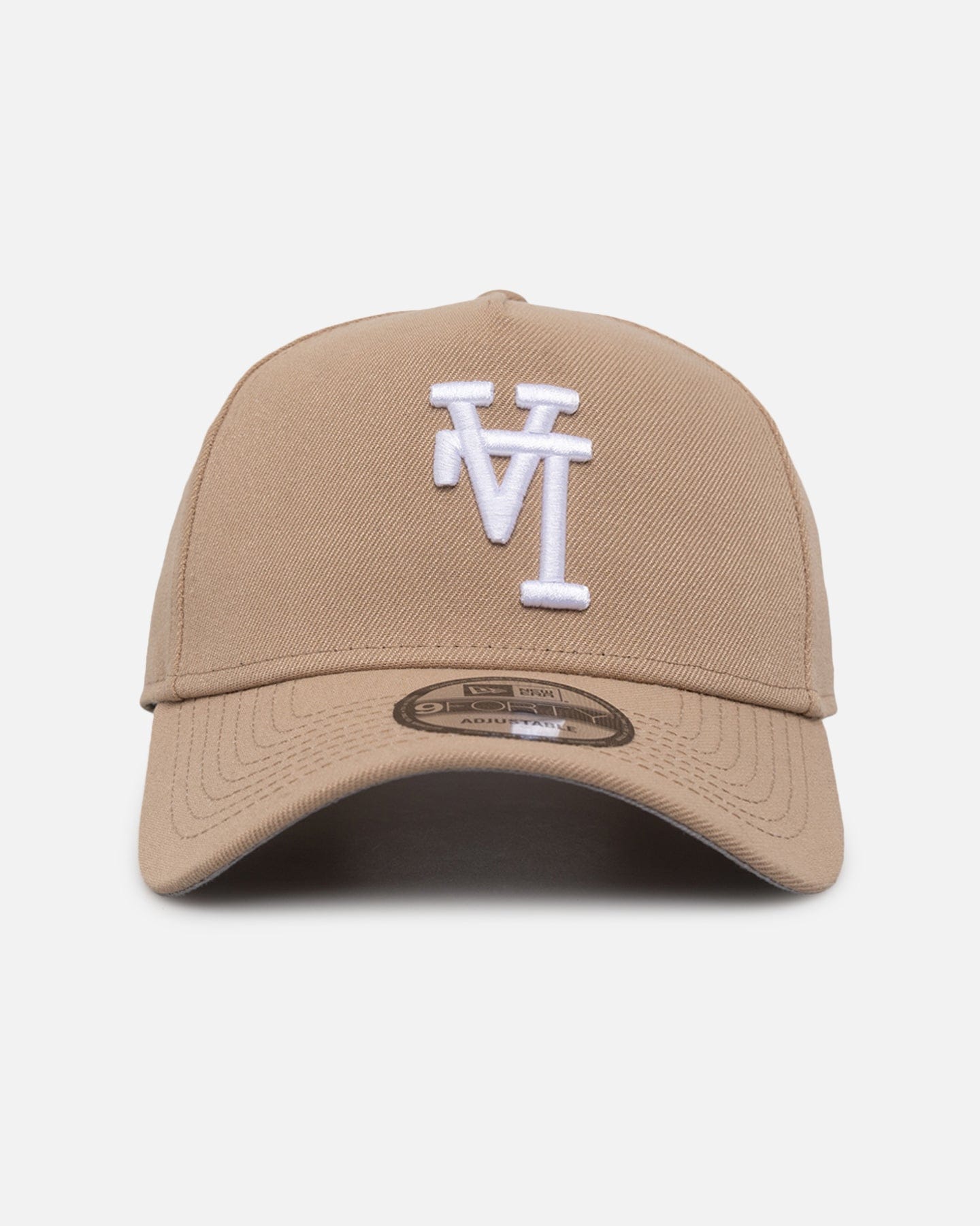 New Era Los Angeles Dodgers Upside Down LA Logo 9FORTY A - Frame Snapback Camel