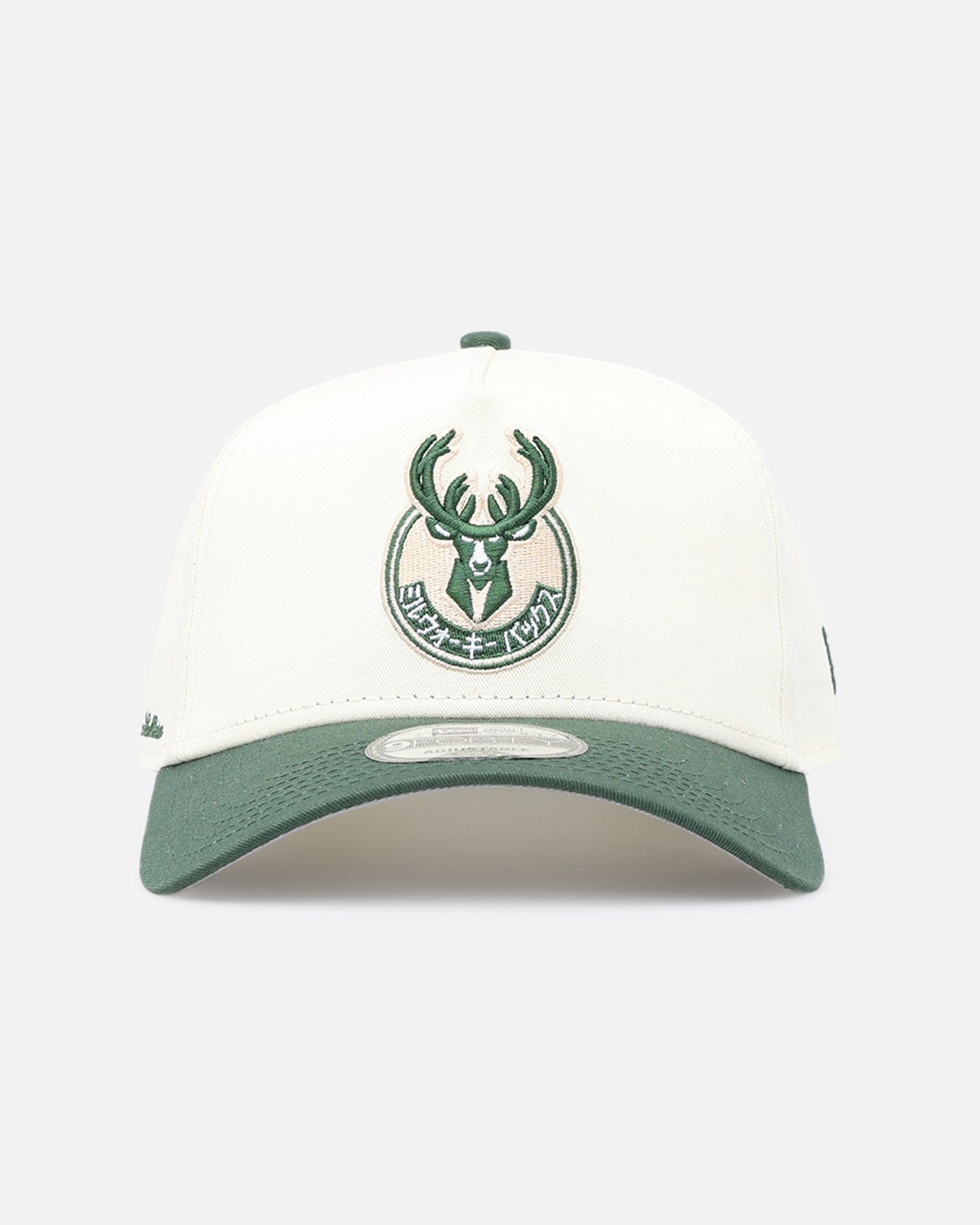 New Era Milwaukee Bucks NBA x Hyperfly Katakana 9FORTY A - Frame Snapback Chrome White