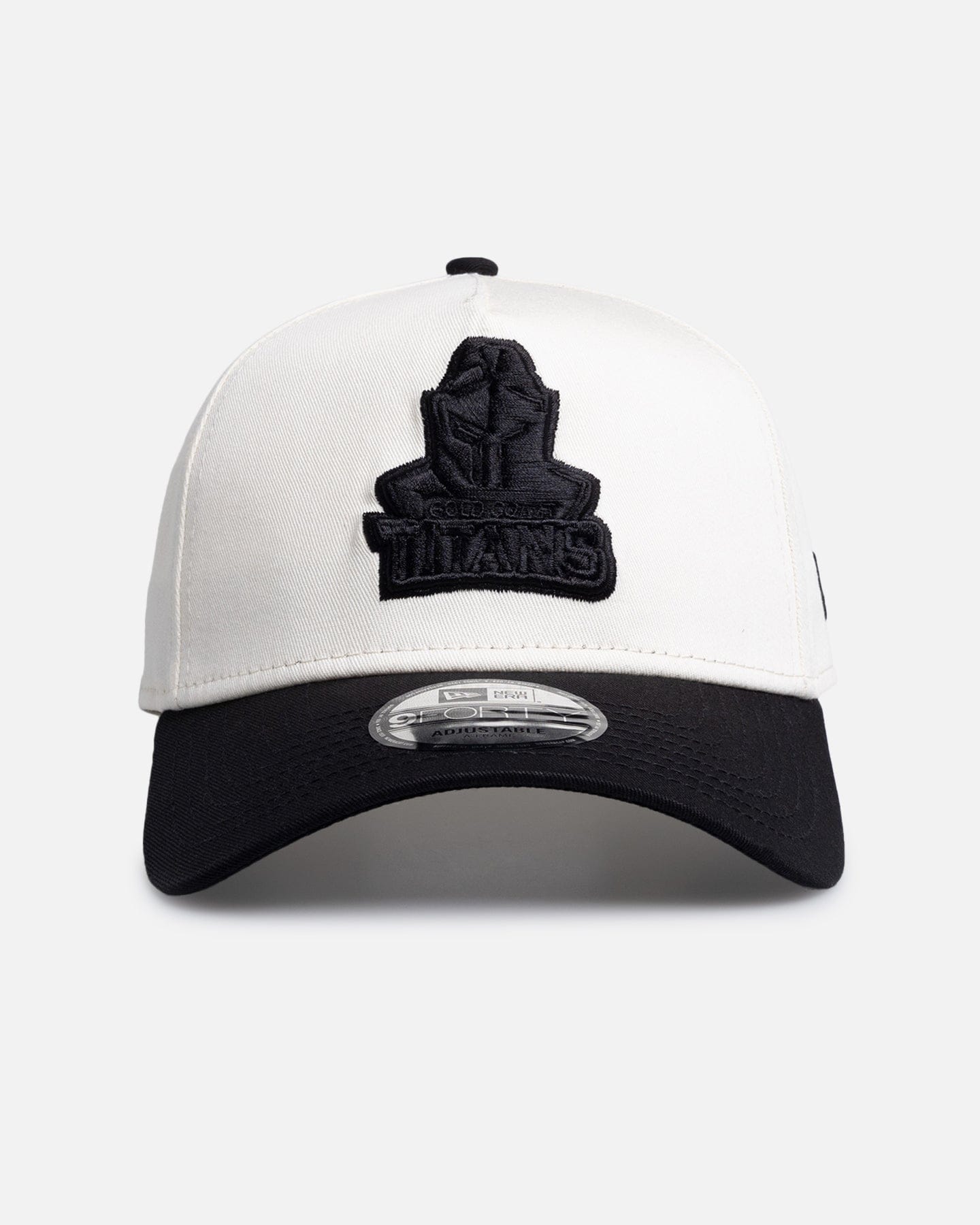 New Era Gold Coast Titans Chrome Black 9FORTY A - Frame Snapback White/Black