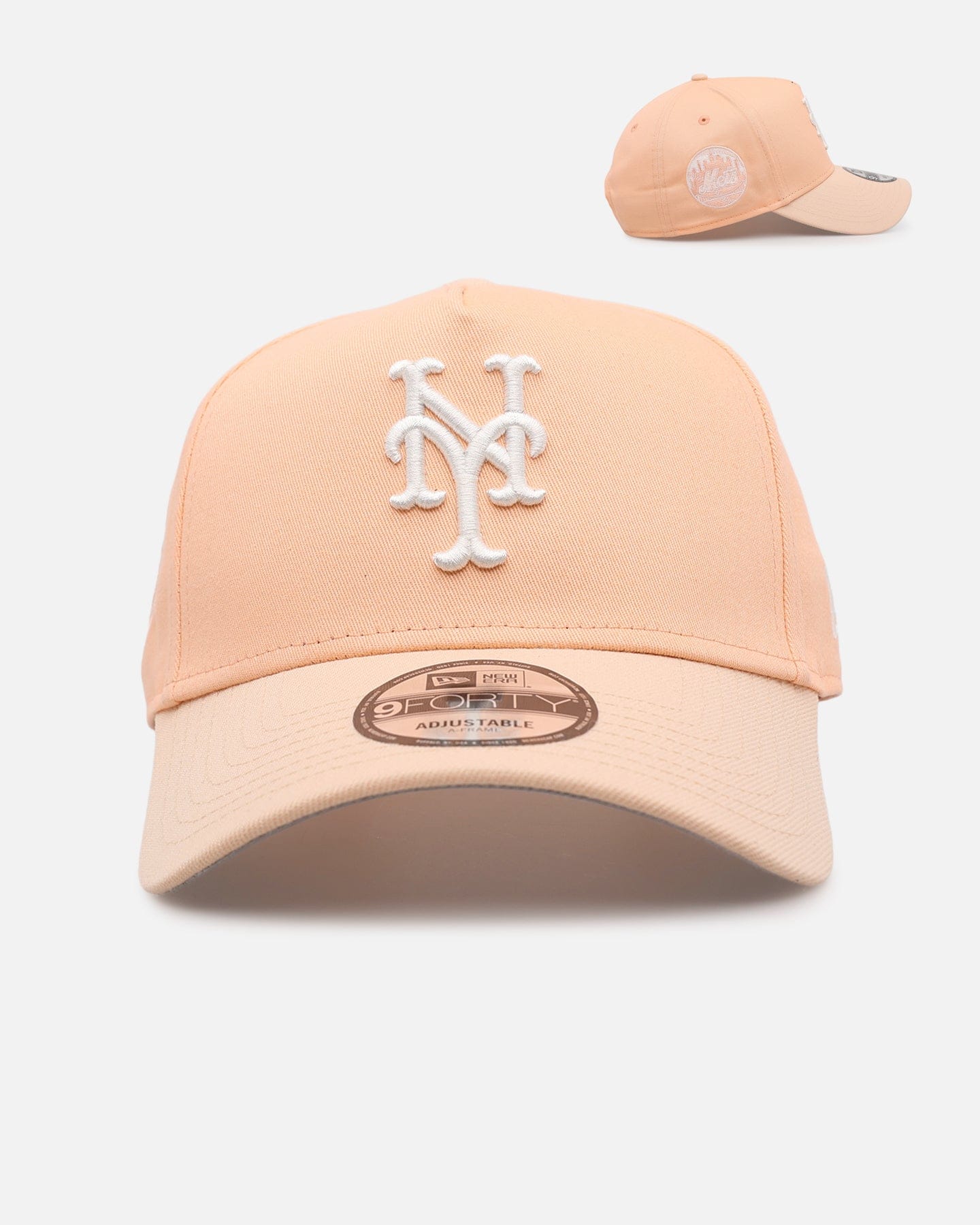 New Era New York Mets Peaches 9FORTY A - Frame Snapback Peach