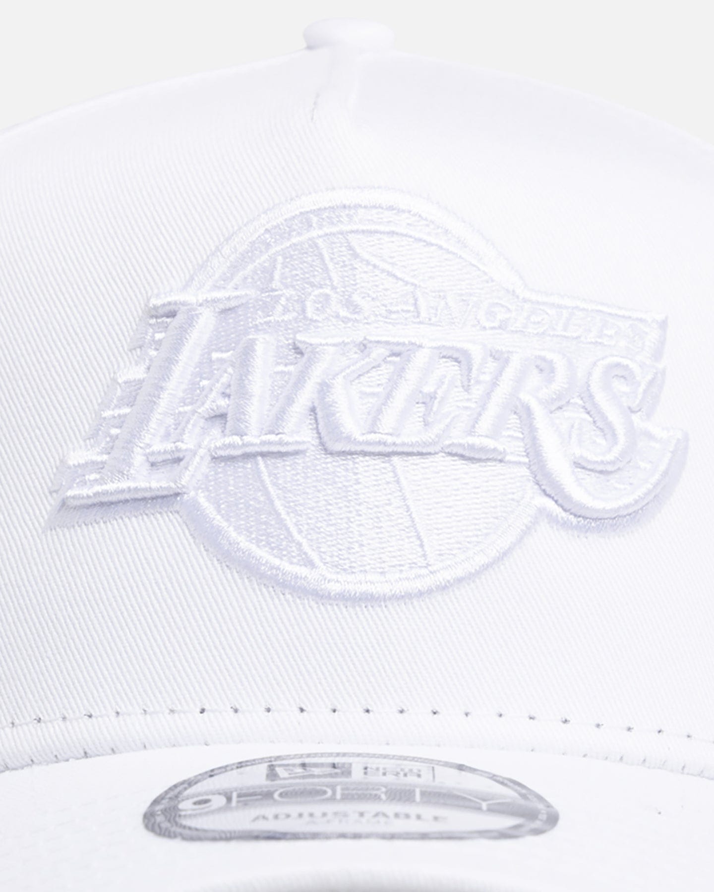 New Era Los Angeles Lakers Optic White 9FORTY A - Frame Snapback Optic White