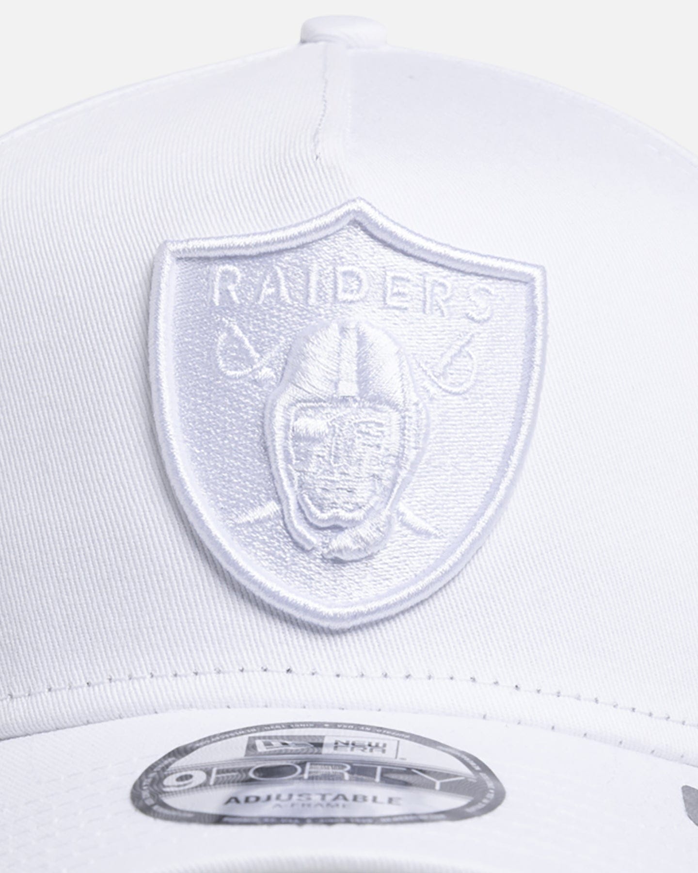 New Era Las Vegas Raiders Optic White 9FORTY A - Frame Snapback Optic White
