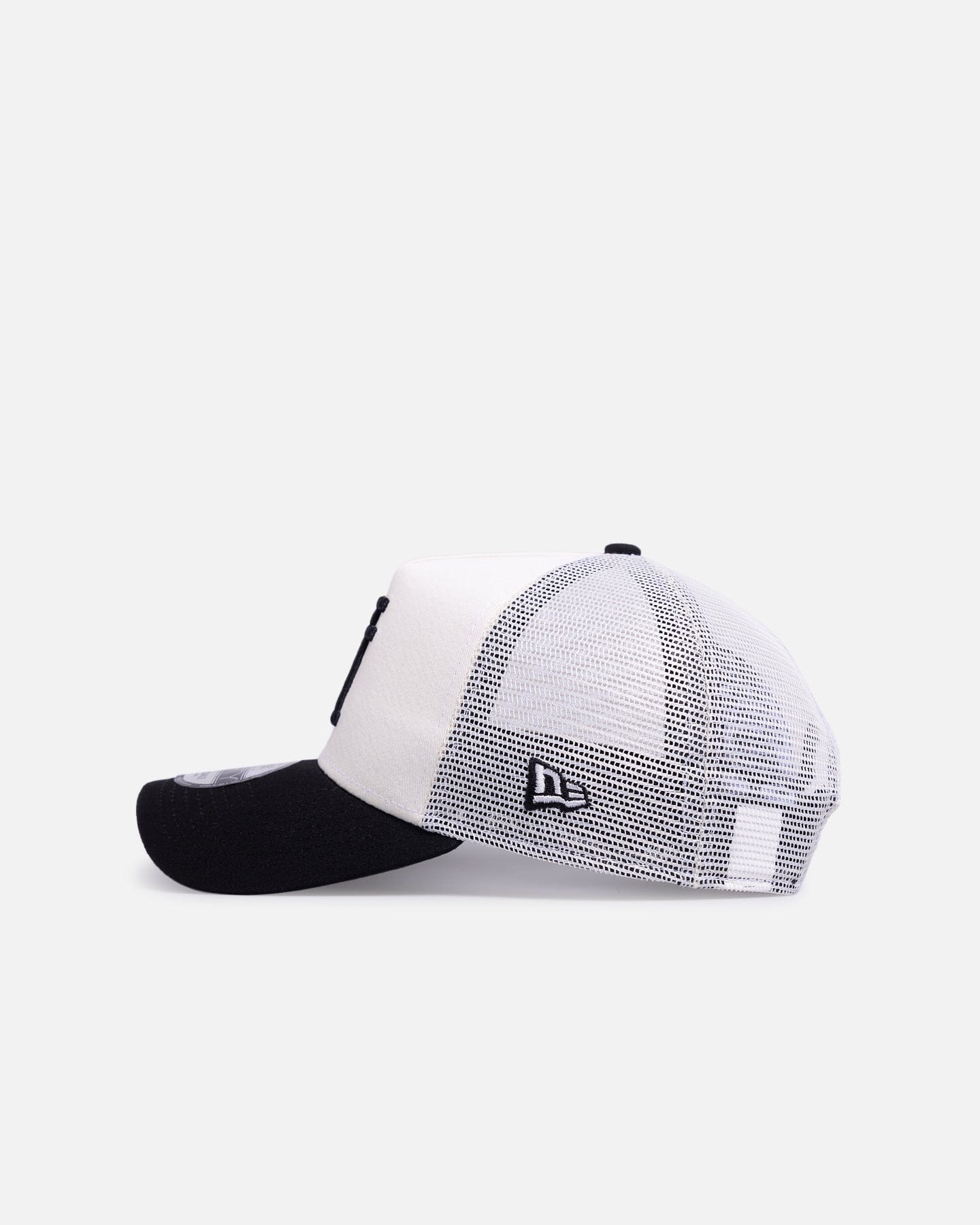 New Era Los Angeles Dodgers Upside Down Logo 9FORTY A - Frame Trucker Snapback White/Black