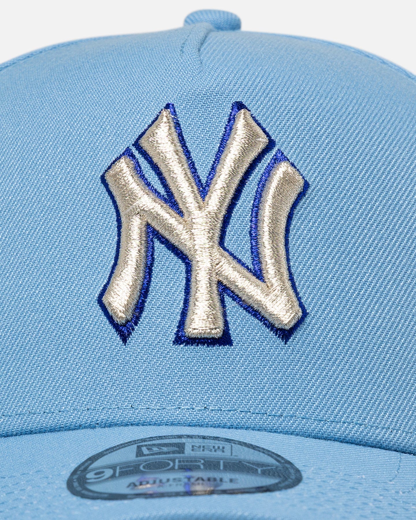 New Era New York Yankees Sky Blue 9FORTY A - Frame Snapback Sky Blue