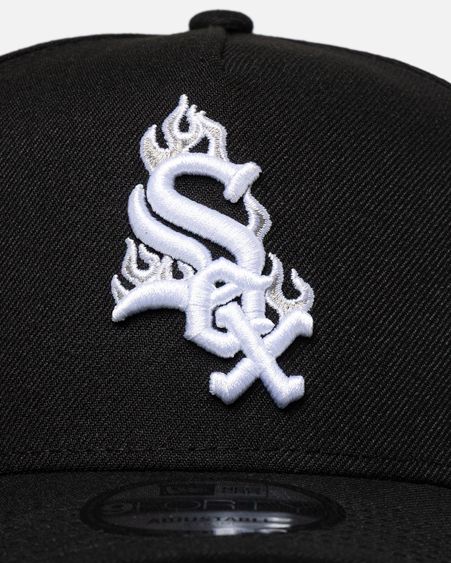 New Era Chicago White Sox Flame Logo 9FORTY A - Frame Snapback Black