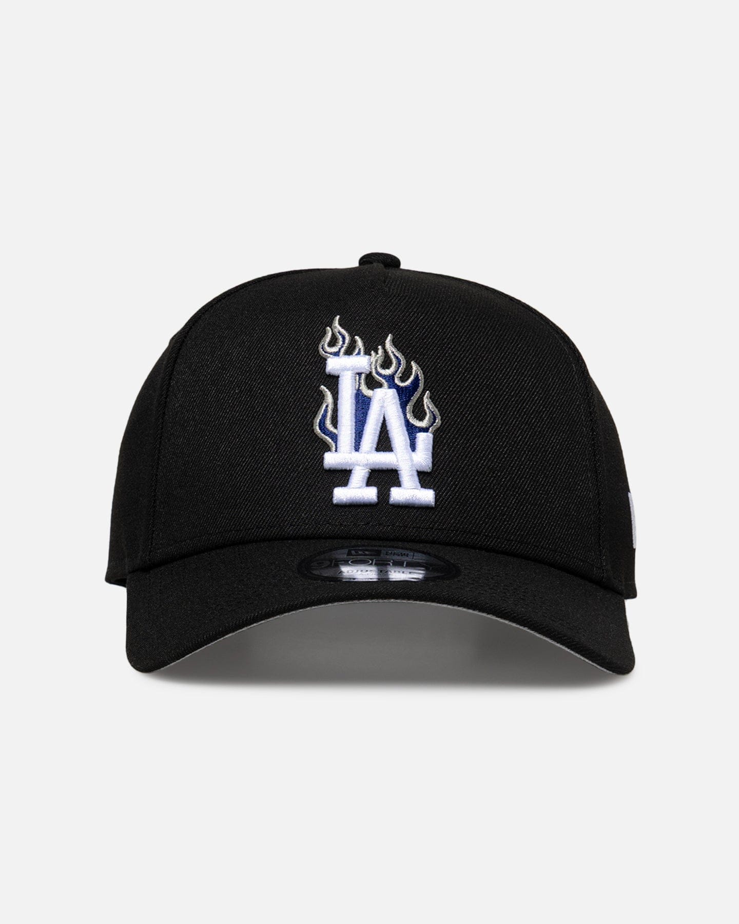 New Era Los Angeles Dodgers Flame Logo 9FORTY A - Frame Snapback Black