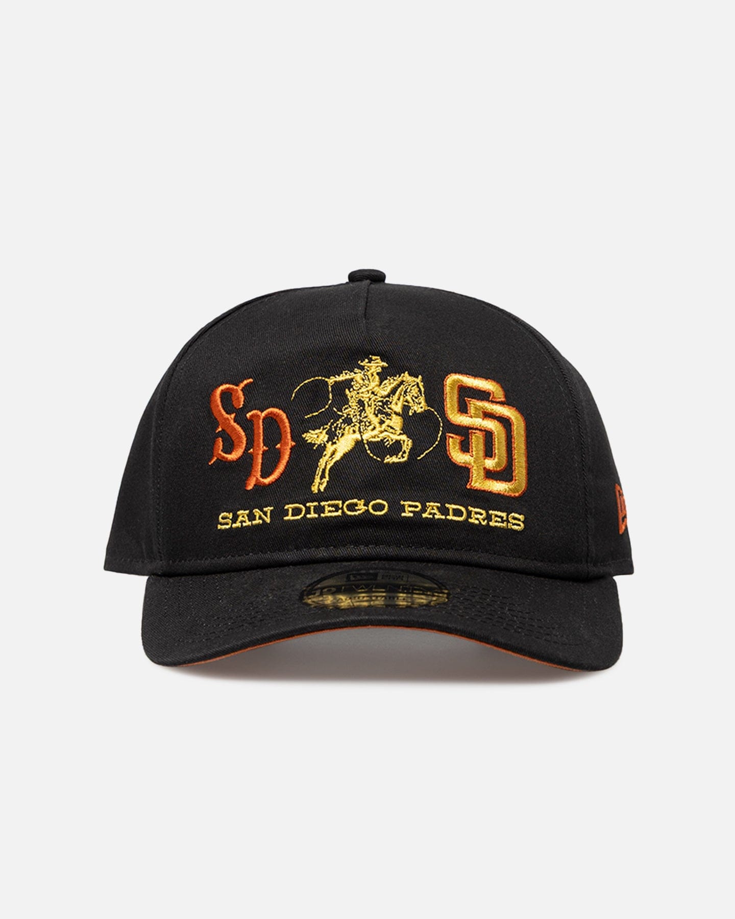 New Era San Diego Padres Western Rodeo 19TWENTY Snapback Black/Gold