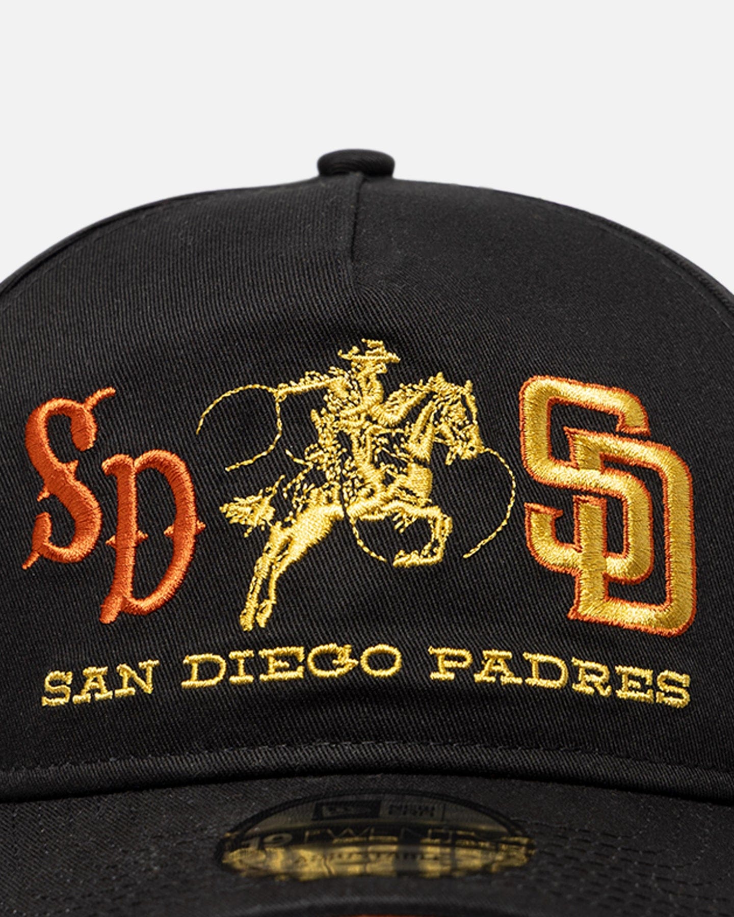 New Era San Diego Padres Western Rodeo 19TWENTY Snapback Black/Gold