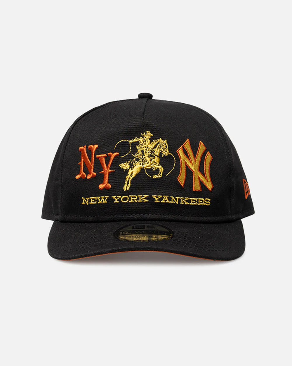 New Era New York Yankees Western Rodeo 19TWENTY Snapback Black/Gold