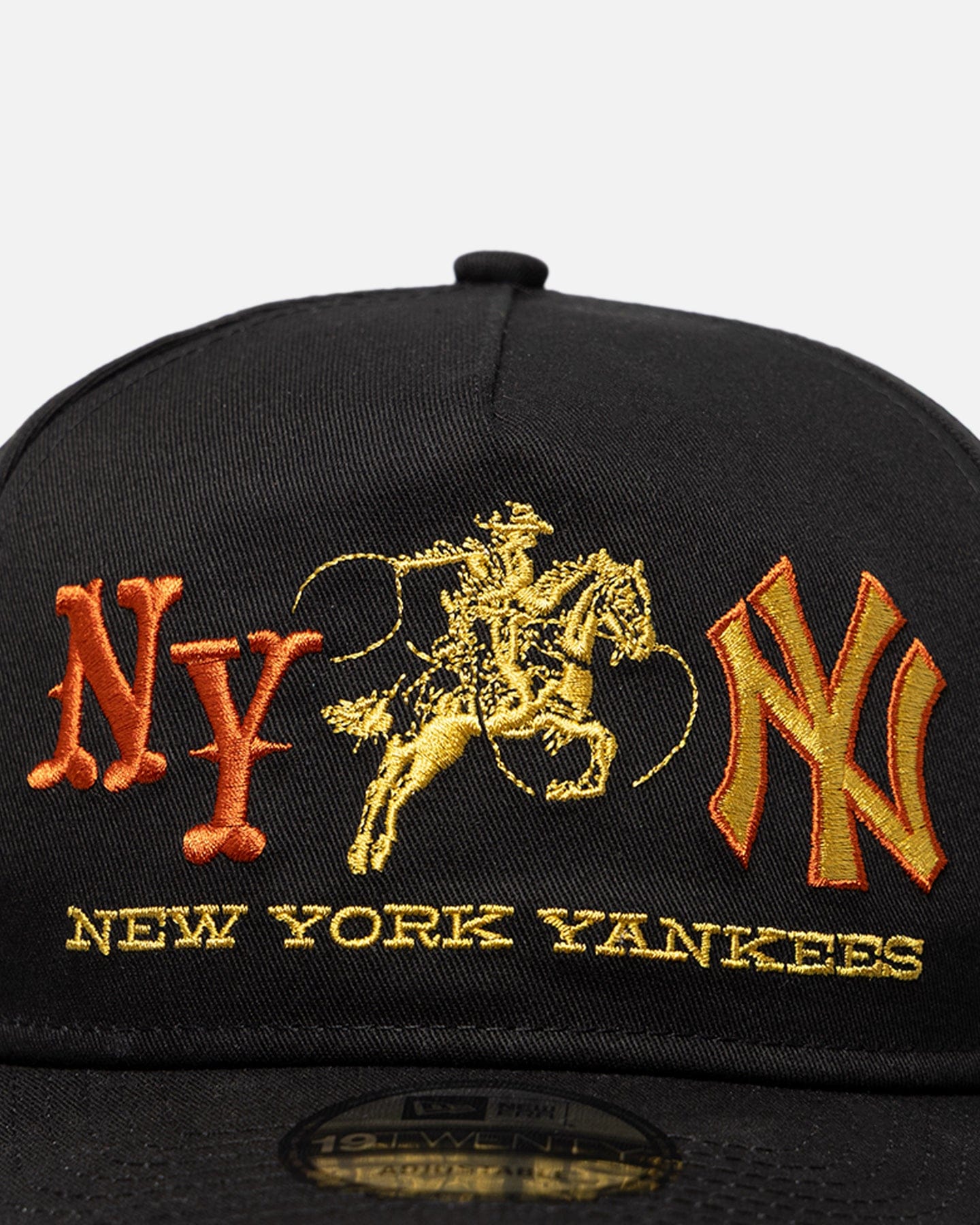 New Era New York Yankees Western Rodeo 19TWENTY Snapback Black/Gold