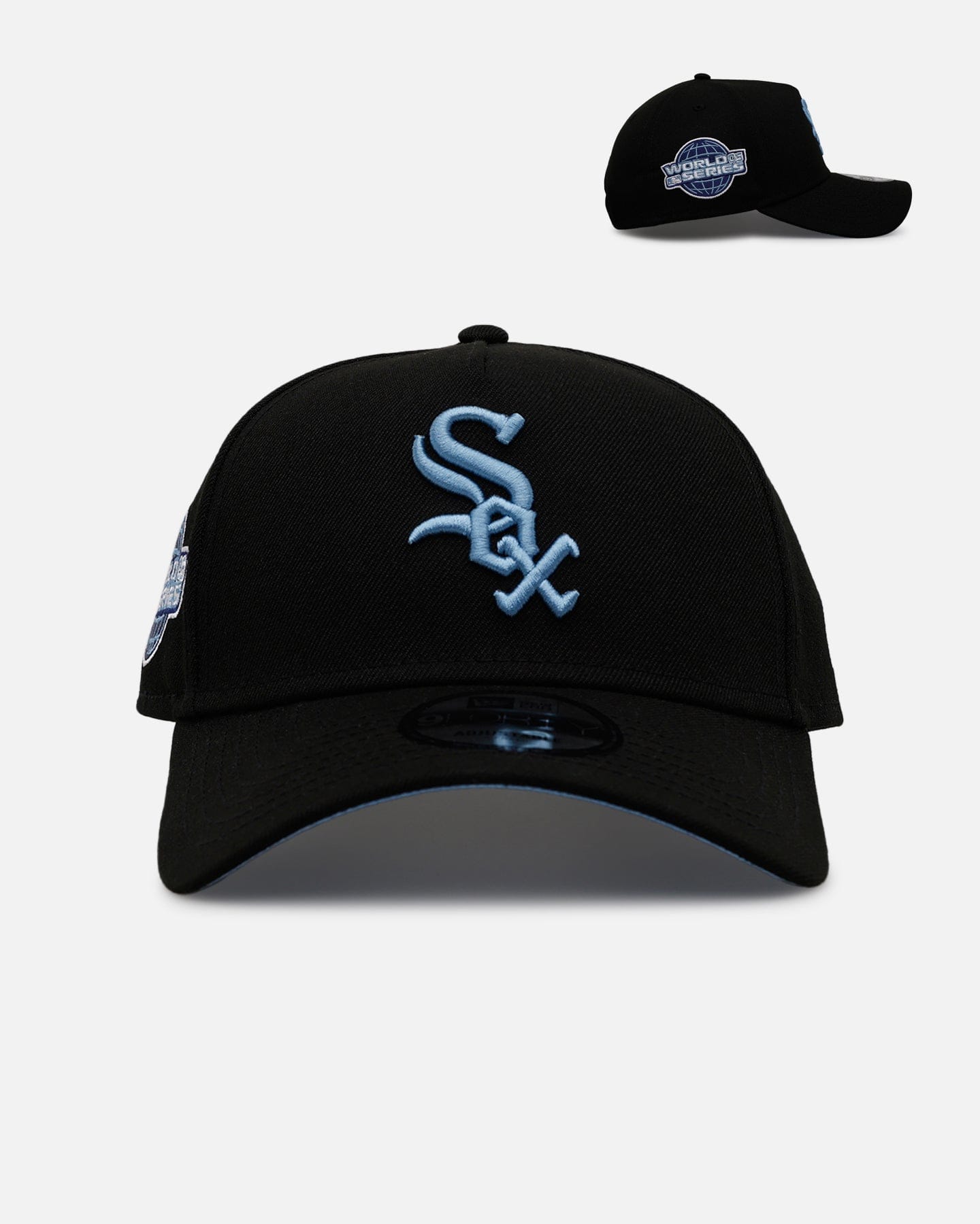 New Era Chicago White Sox Black And Sky Blue 9FORTY A - Frame Snapback Black/Sky Blue