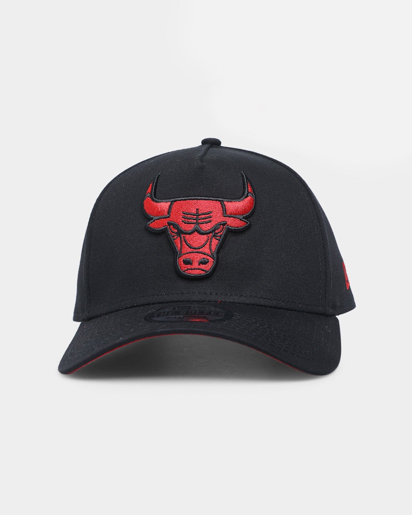 New Era Chicago Bulls Scarlet Bottom 9FORTY A - Frame Snapback Black/Scarlet