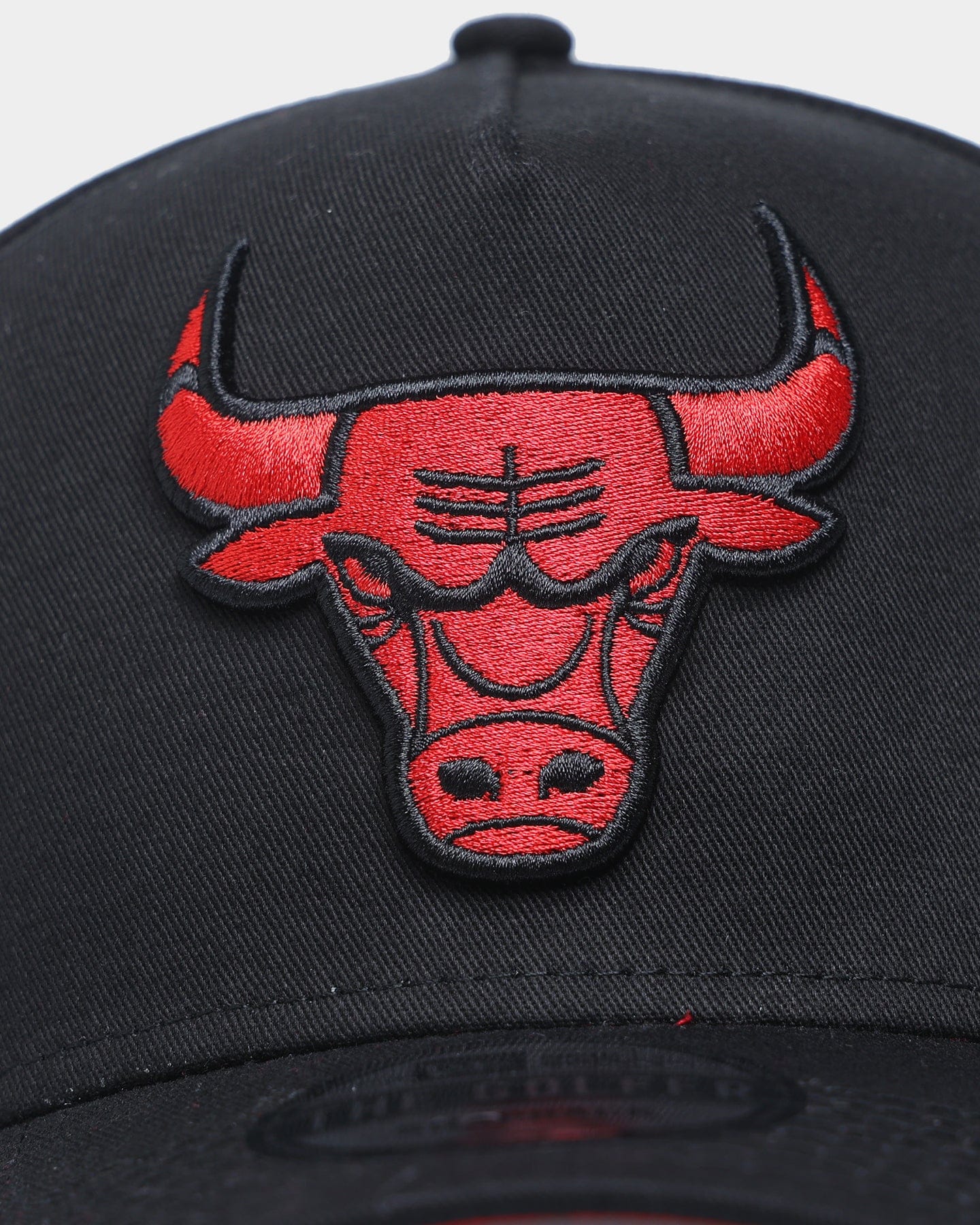New Era Chicago Bulls Scarlet Bottom 9FORTY A - Frame Snapback Black/Scarlet