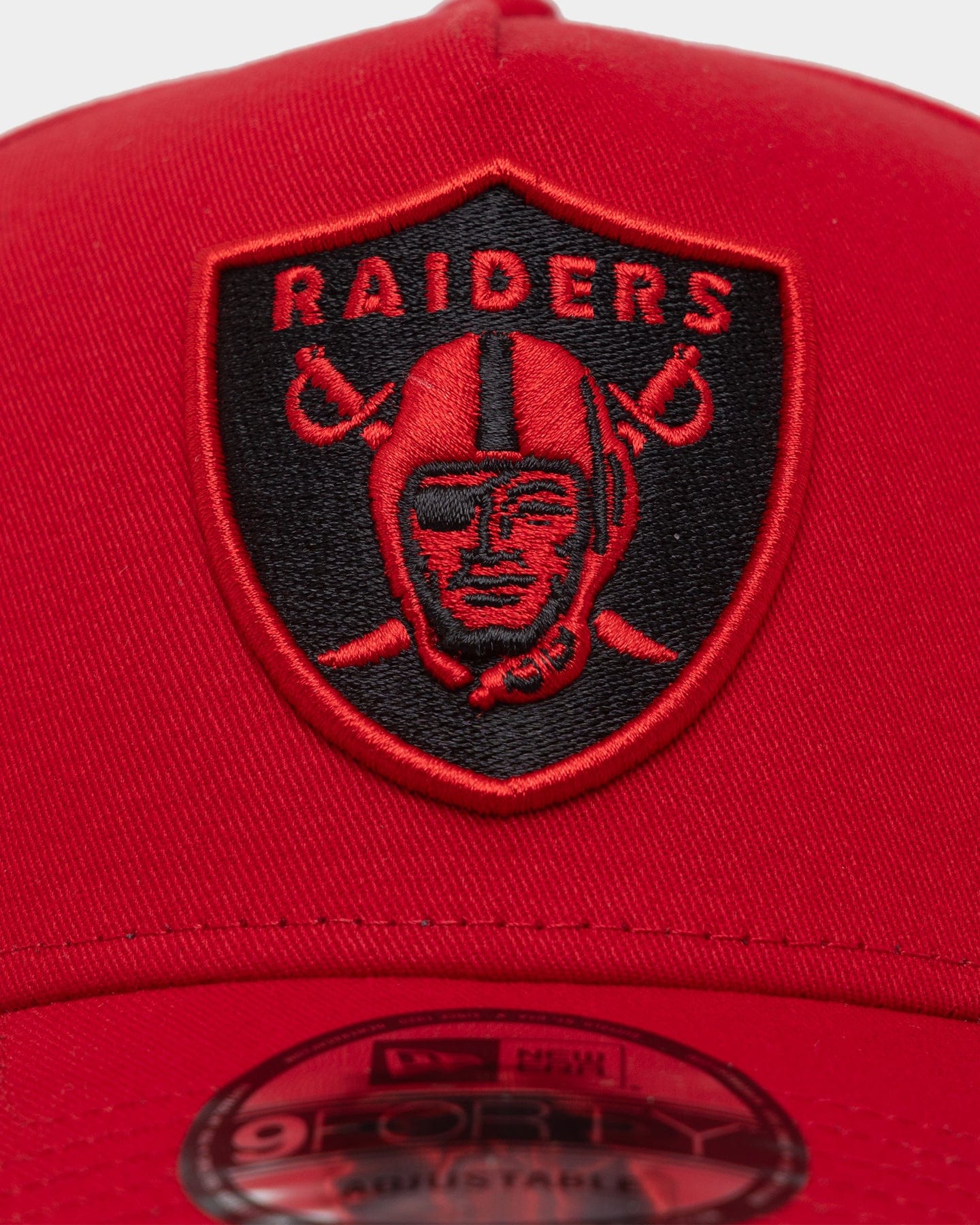 New Era Raiders 9FORTY A - Frame Snapback Scarlet/Black