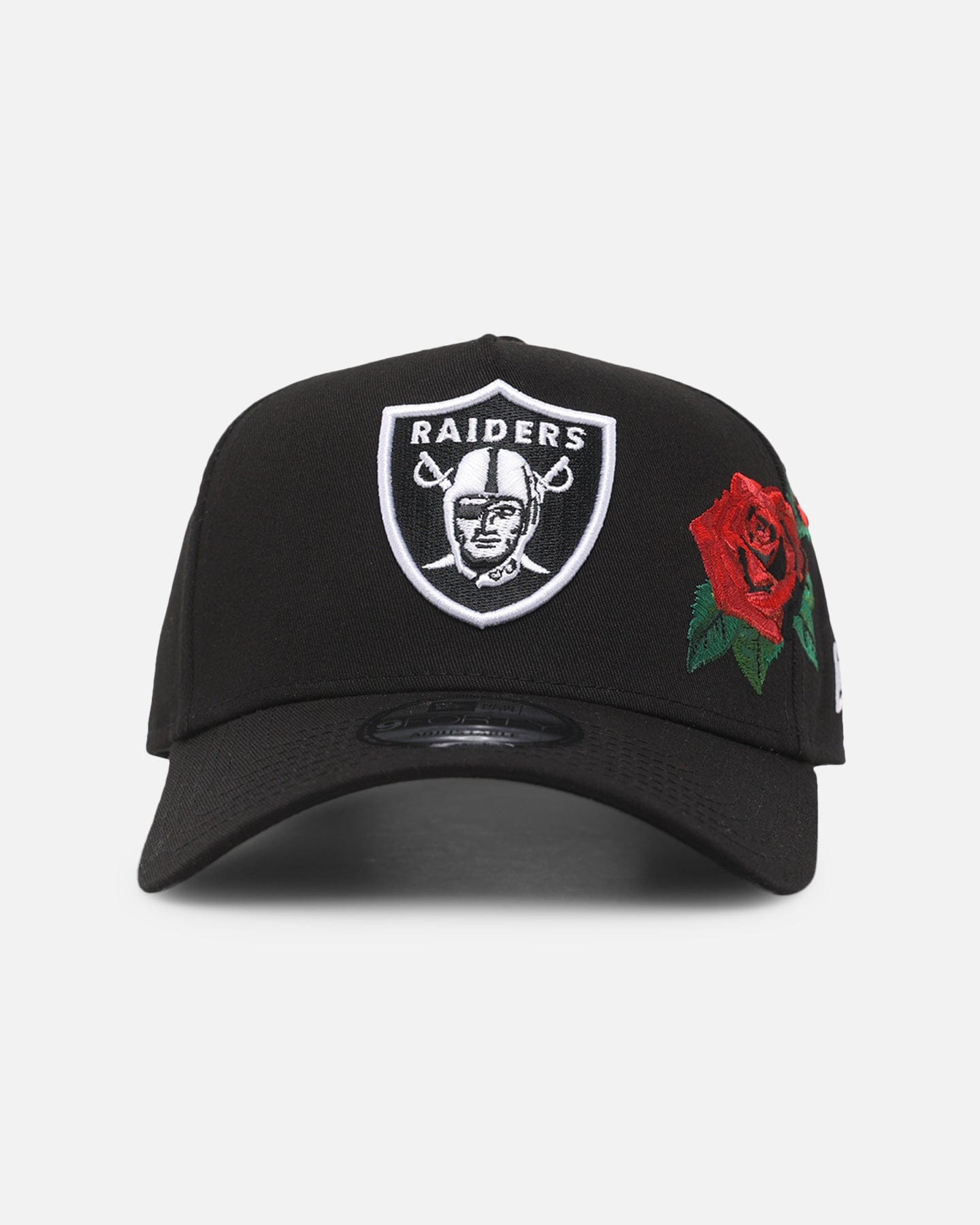 New Era Las Vegas Raiders Rose Emblem 9FORTY A - Frame Snapback Black