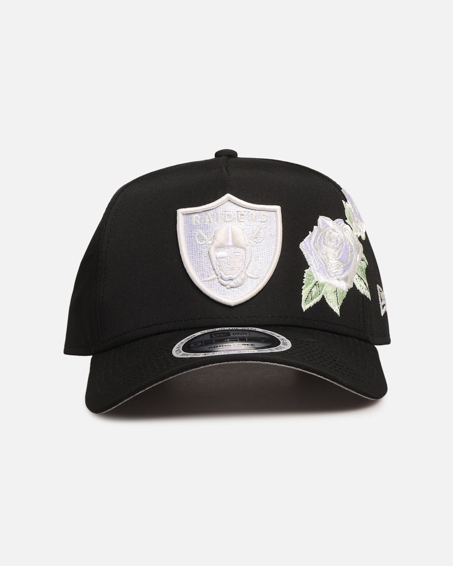 New Era Las Vegas Raiders Glow Rose 9FORTY A - Frame Snapback Black