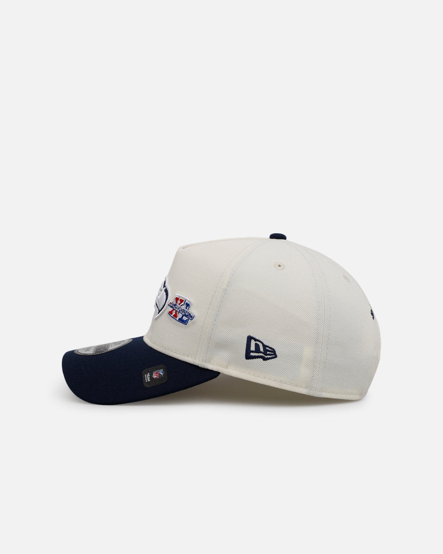 New Era Seattle Seahawks Super Bowl Logos 9FORTY A - Frame Snapback Chrome