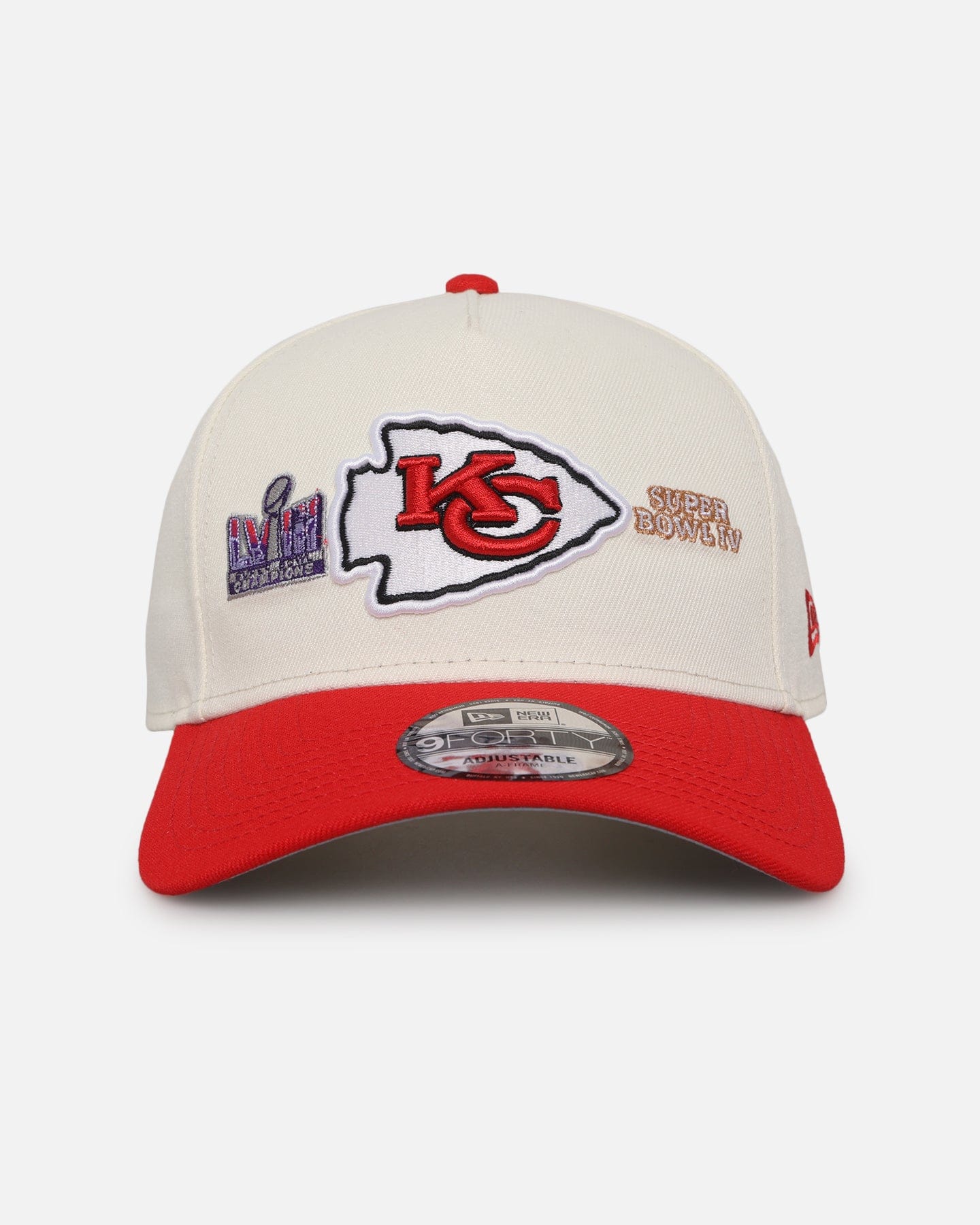 New Era Kansas City Chiefs Super Bowl Logos 9FORTY A - Frame Snapback Chrome