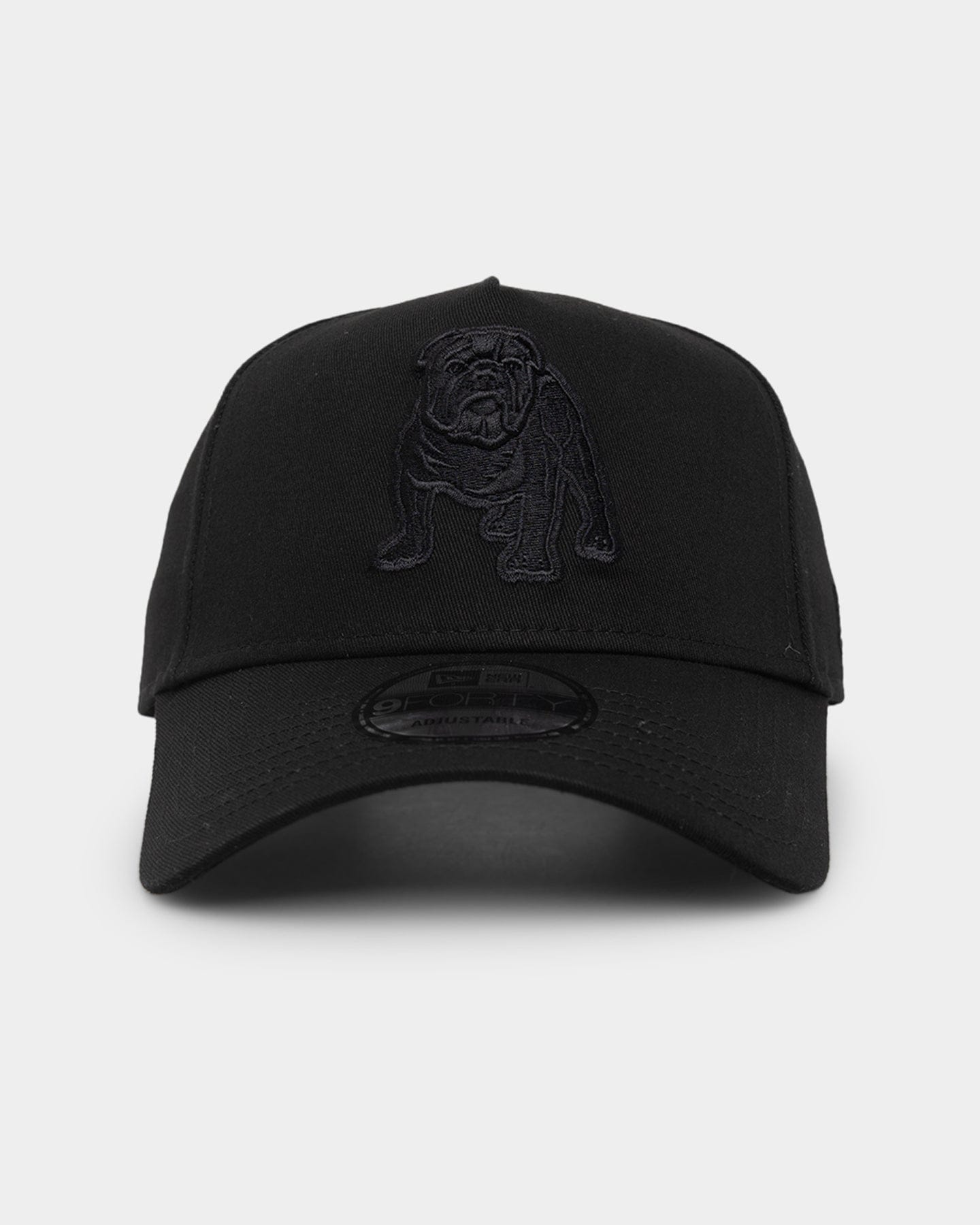 New Era Canterbury - Bankstown Bulldogs Black On Black 9FORTY A - Frame Snapback Black