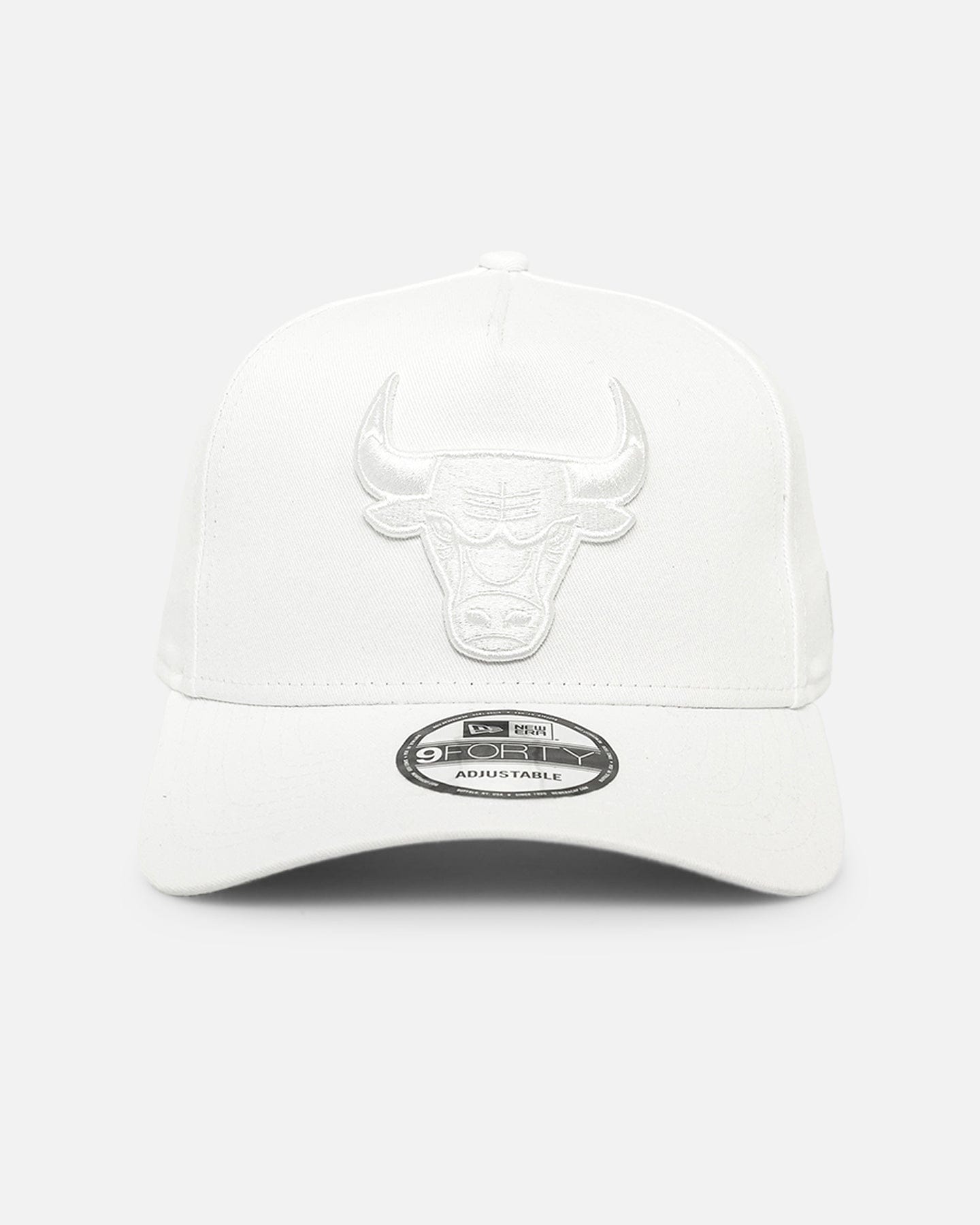New Era Chicago Bulls White/Grey Undervisor 9FORTY A - Frame Snapback White/White