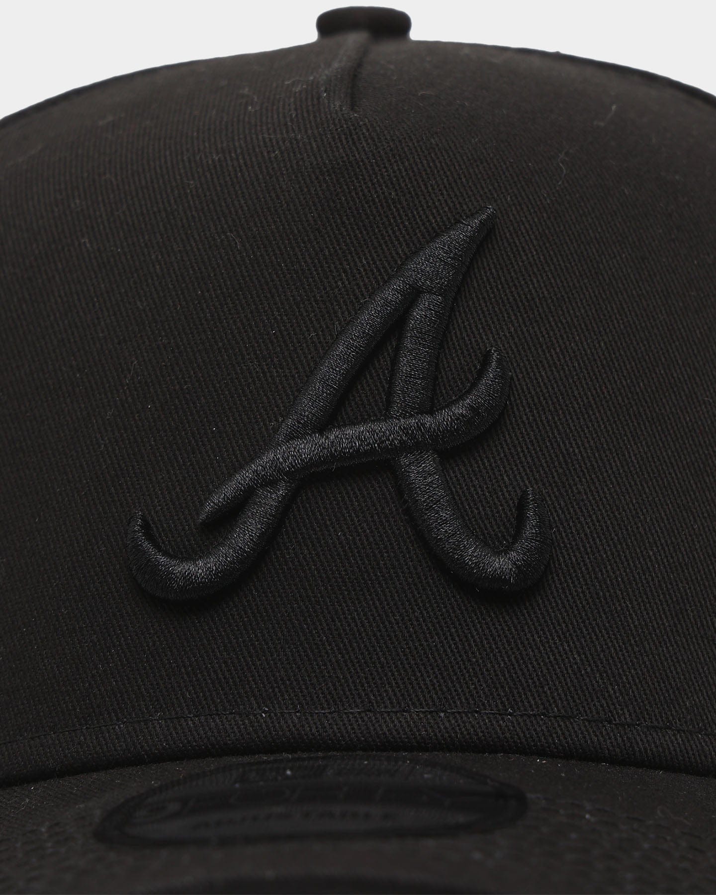 New Era Atlanta Braves 9FORTY A - Frame Snapback Black/Black