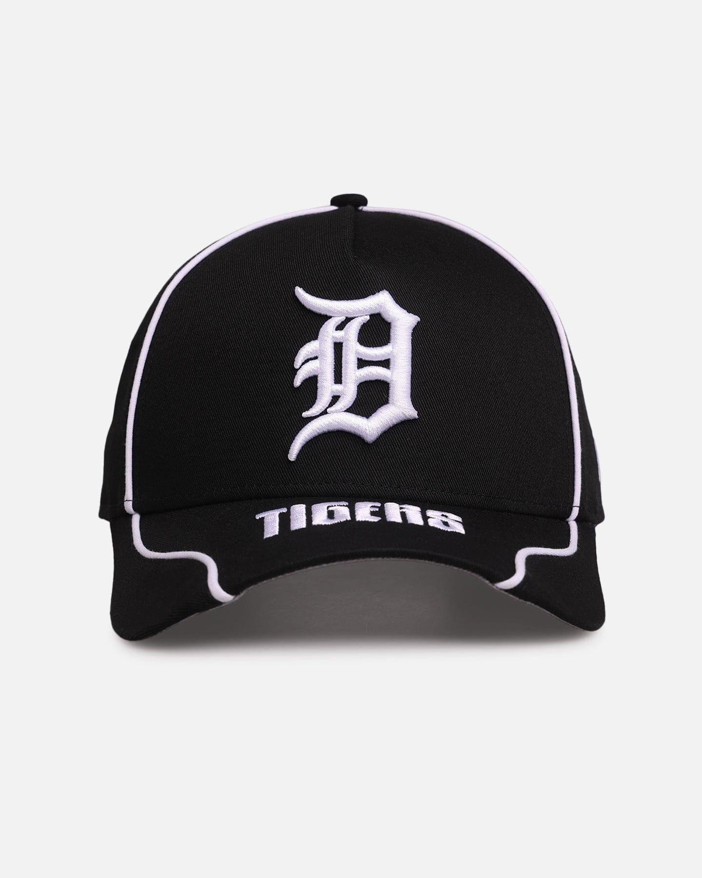 New Era Detroit Tigers Piping 9FORTY A - Frame Snapback Black/White
