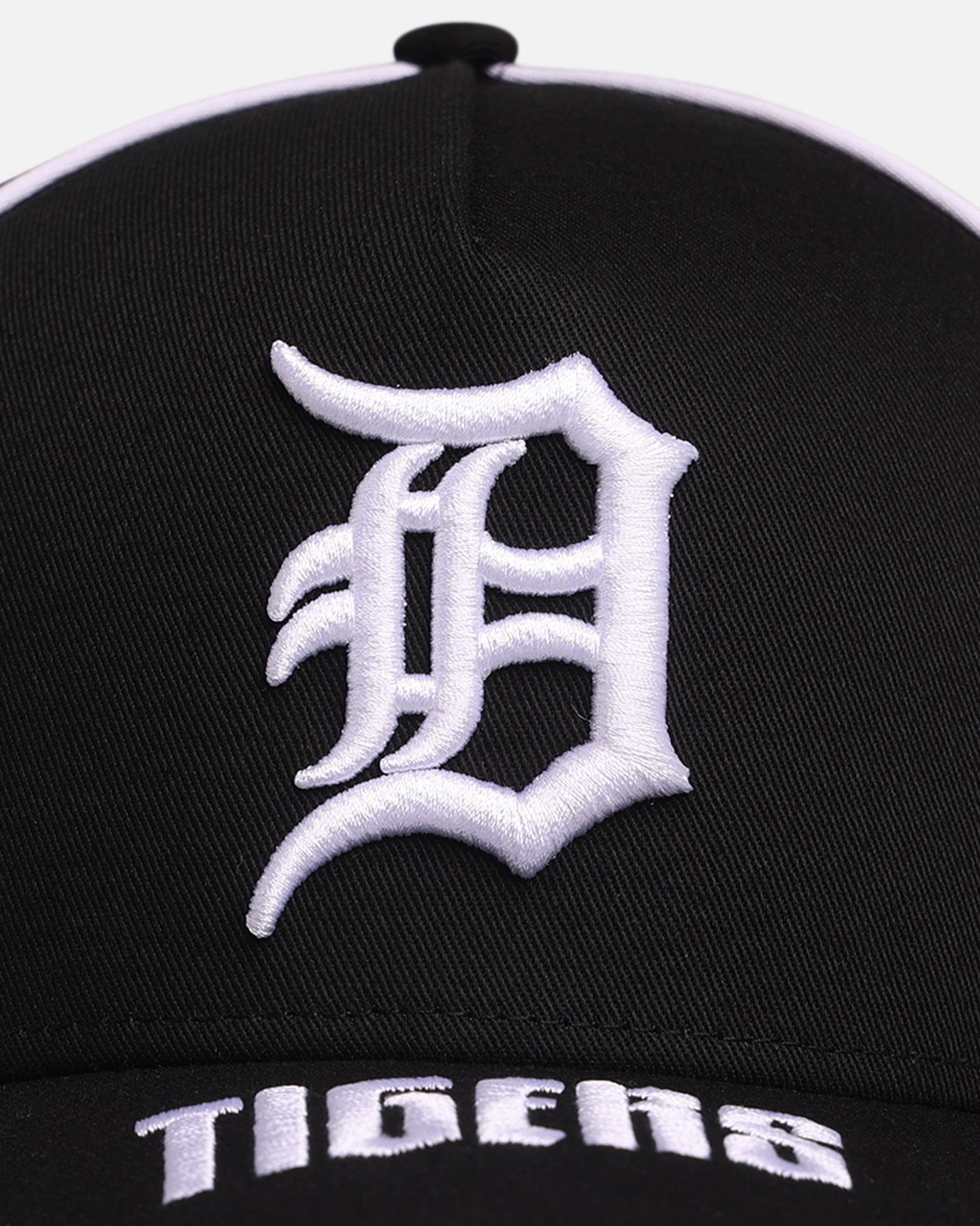New Era Detroit Tigers Piping 9FORTY A - Frame Snapback Black/White