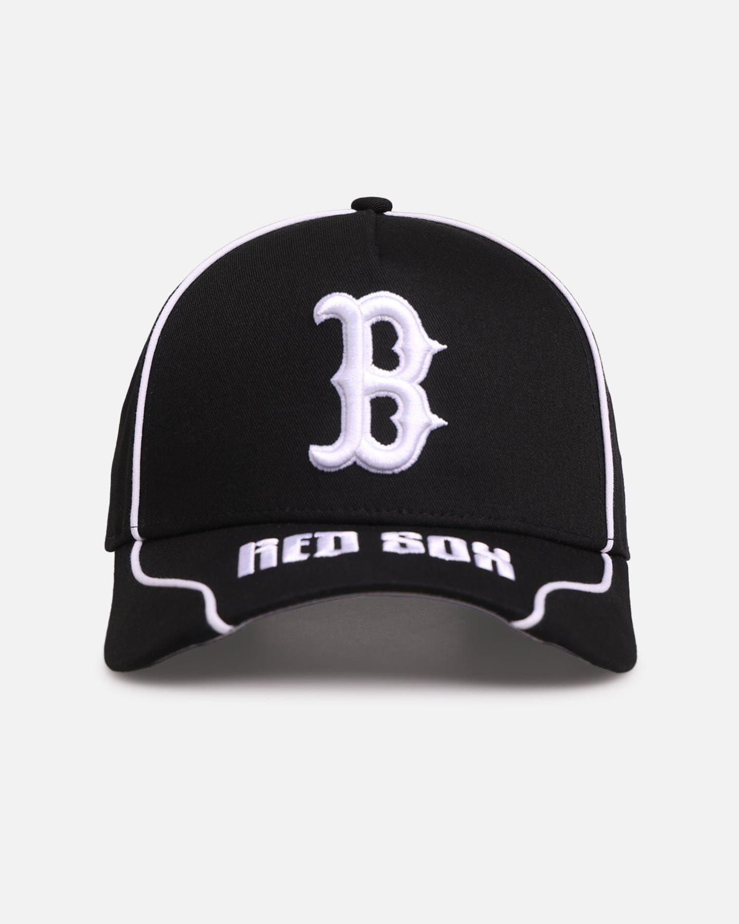 New Era Boston Red Sox Piping 9FORTY A - Frame Snapback Black/White