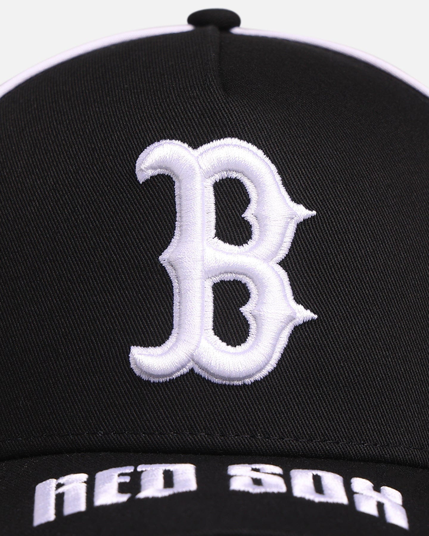 New Era Boston Red Sox Piping 9FORTY A - Frame Snapback Black/White