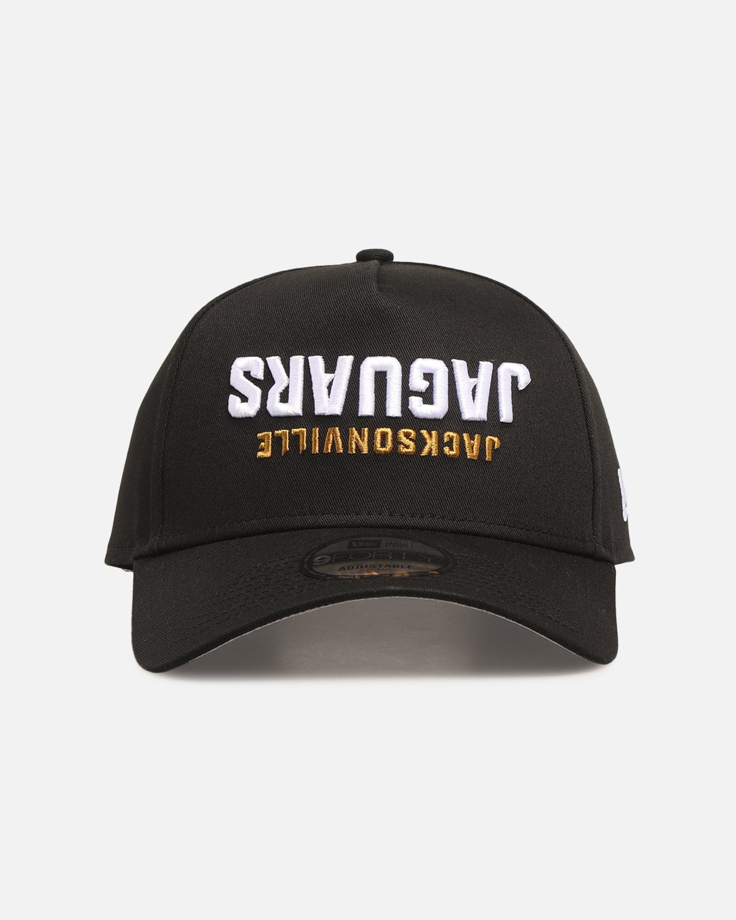 New Era Jacksonville Jaguars Upside Down Logo 9FORTY A - Frame Snapback Black