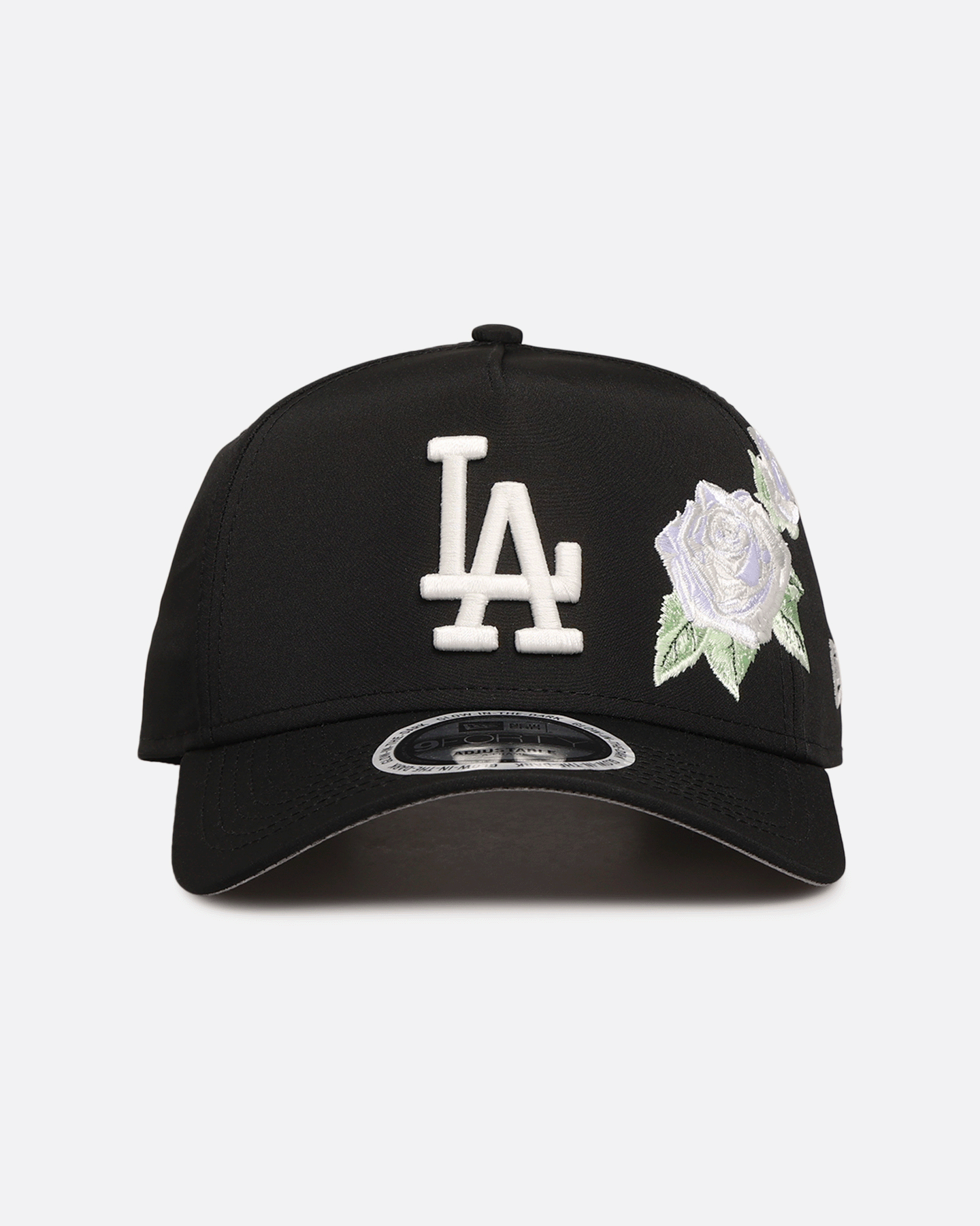 New Era Los Angeles Dodgers Glow Rose 9FORTY A - Frame Snapback Black
