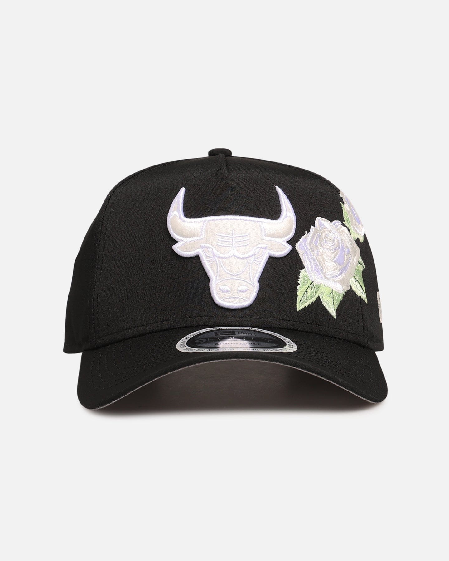 New Era Chicago Bulls Glow Rose 9FORTY A - Frame Snapback Black