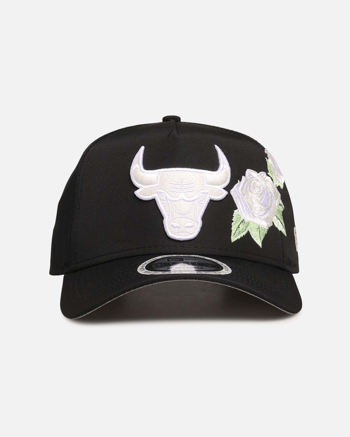 New Era Chicago Bulls Glow Rose 9FORTY A - Frame Snapback Black