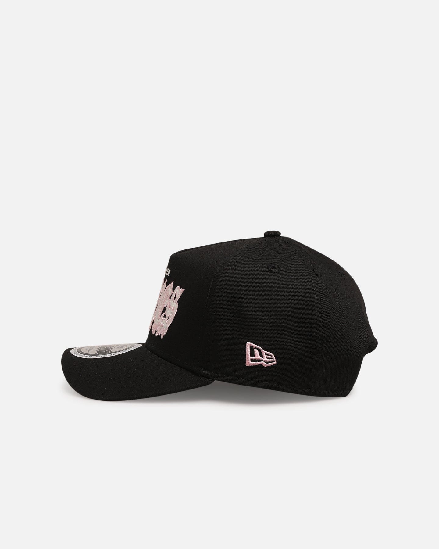 New Era Atlanta Braves Drip Glow Script 9FORTY A - Frame Snapback Black/Pink