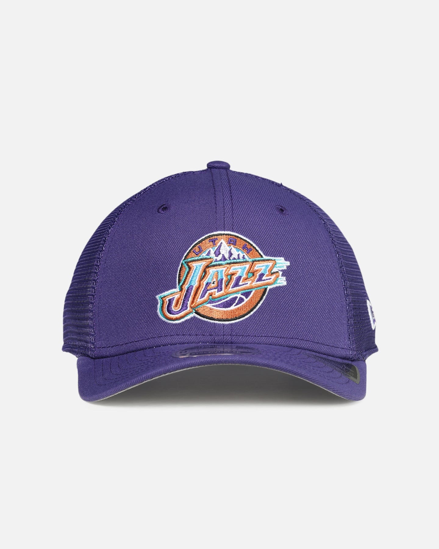 New Era Utah Jazz HWC 9SEVENTY Trucker Stretch Snapback Dark Purple
