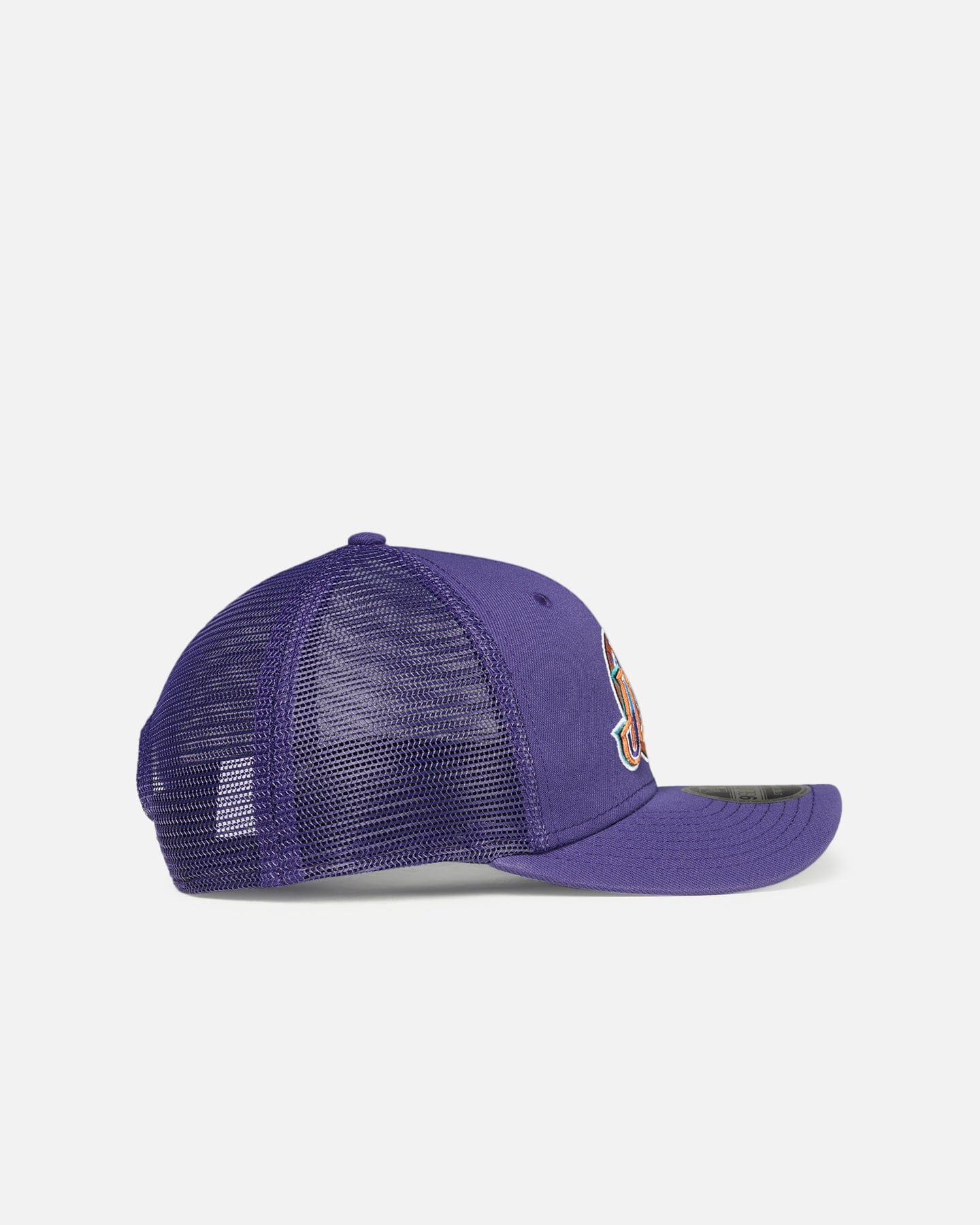 New Era Utah Jazz HWC 9SEVENTY Trucker Stretch Snapback Dark Purple