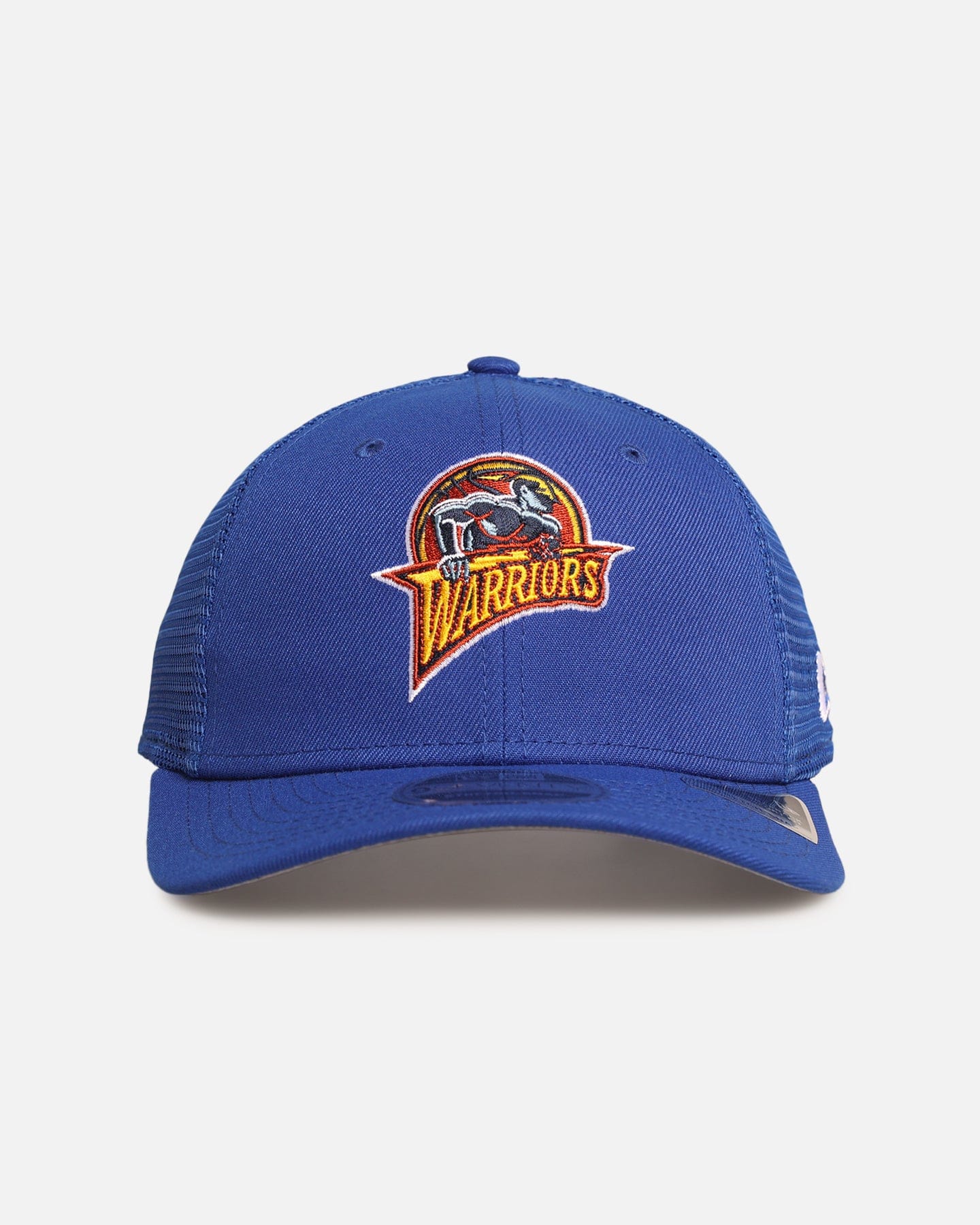 New Era Golden State Warriors HWC 9SEVENTY Trucker Stretch Snapback Medium Blue