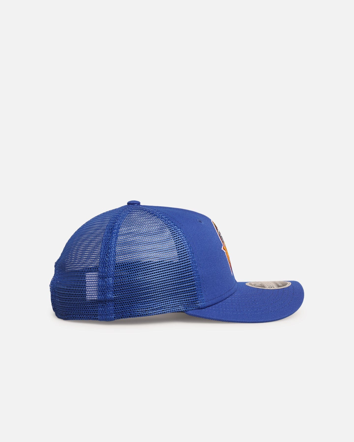 New Era Golden State Warriors HWC 9SEVENTY Trucker Stretch Snapback Medium Blue