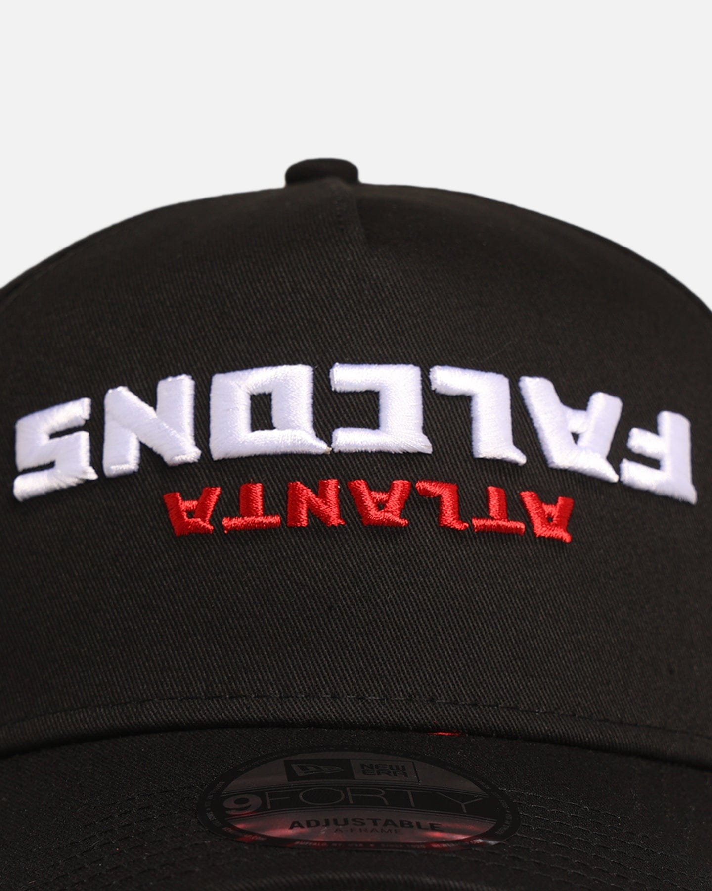 New Era Atlanta Falcons Upside Down Logo 9FORTY A - Frame Snapback Black