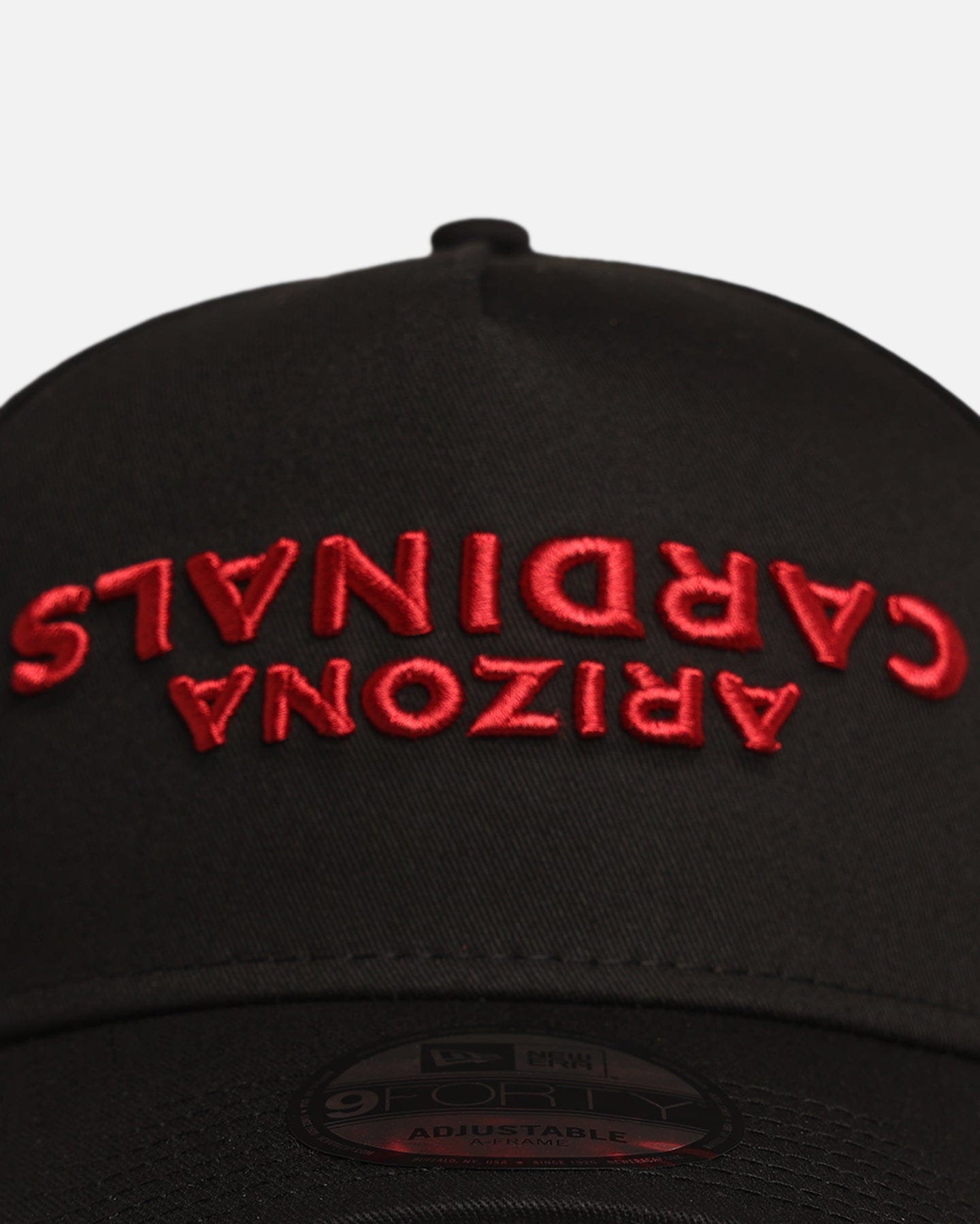New Era Arizona Cardinals Upside Down Logo 9FORTY A - Frame Snapback Black